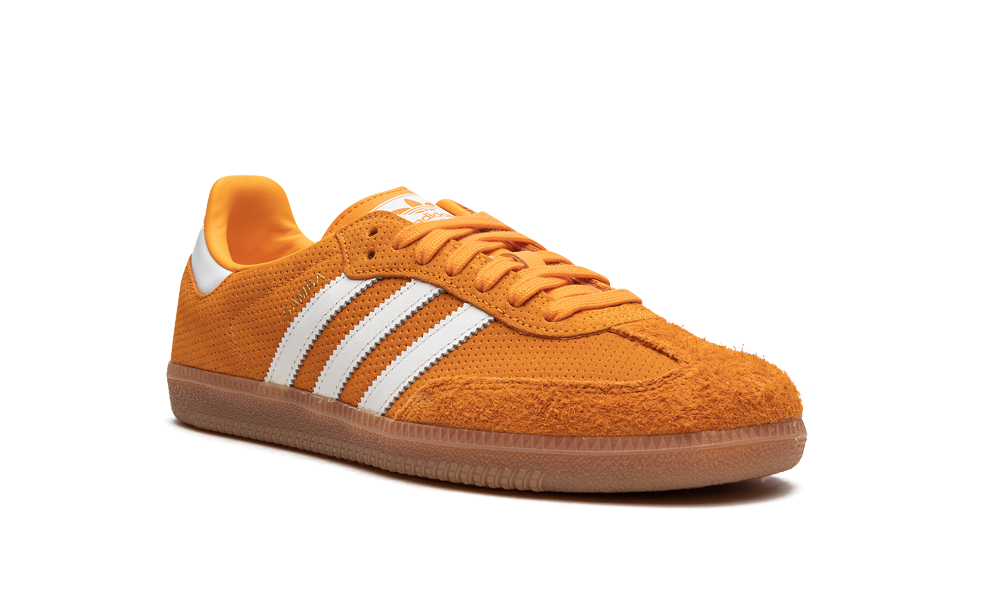 adidas samba og orange rush gum+HP7898+diagnol right view