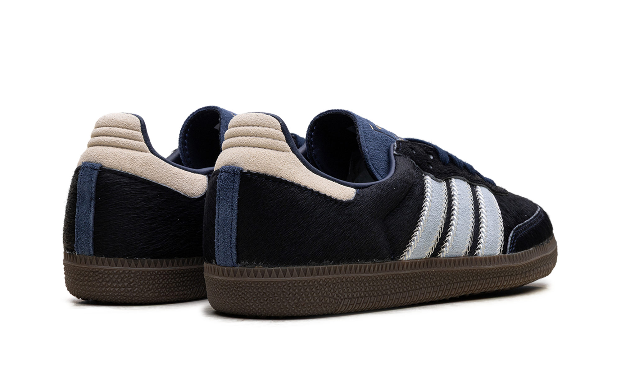 adidas samba og pony hair night indigo clear sky womens+JS3934+diagnol right behind view