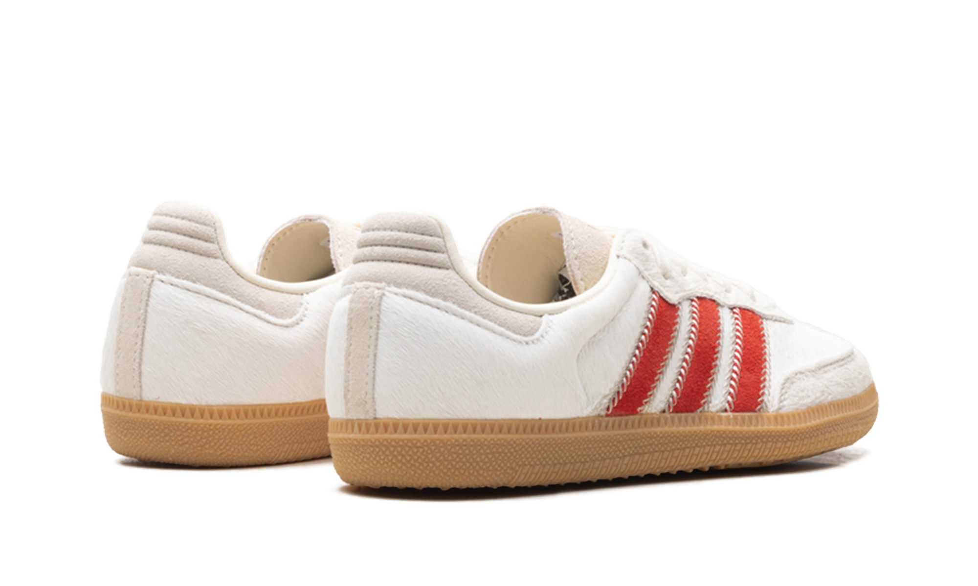 adidas Samba OG Pony Hair Wonder Beige Better Scarlet (Women's)