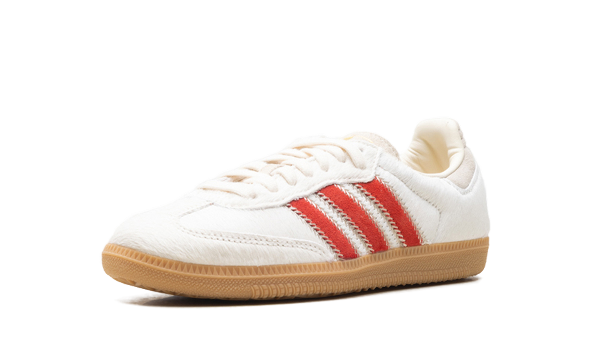 adidas Samba OG Pony Hair Wonder Beige Better Scarlet (Women's)