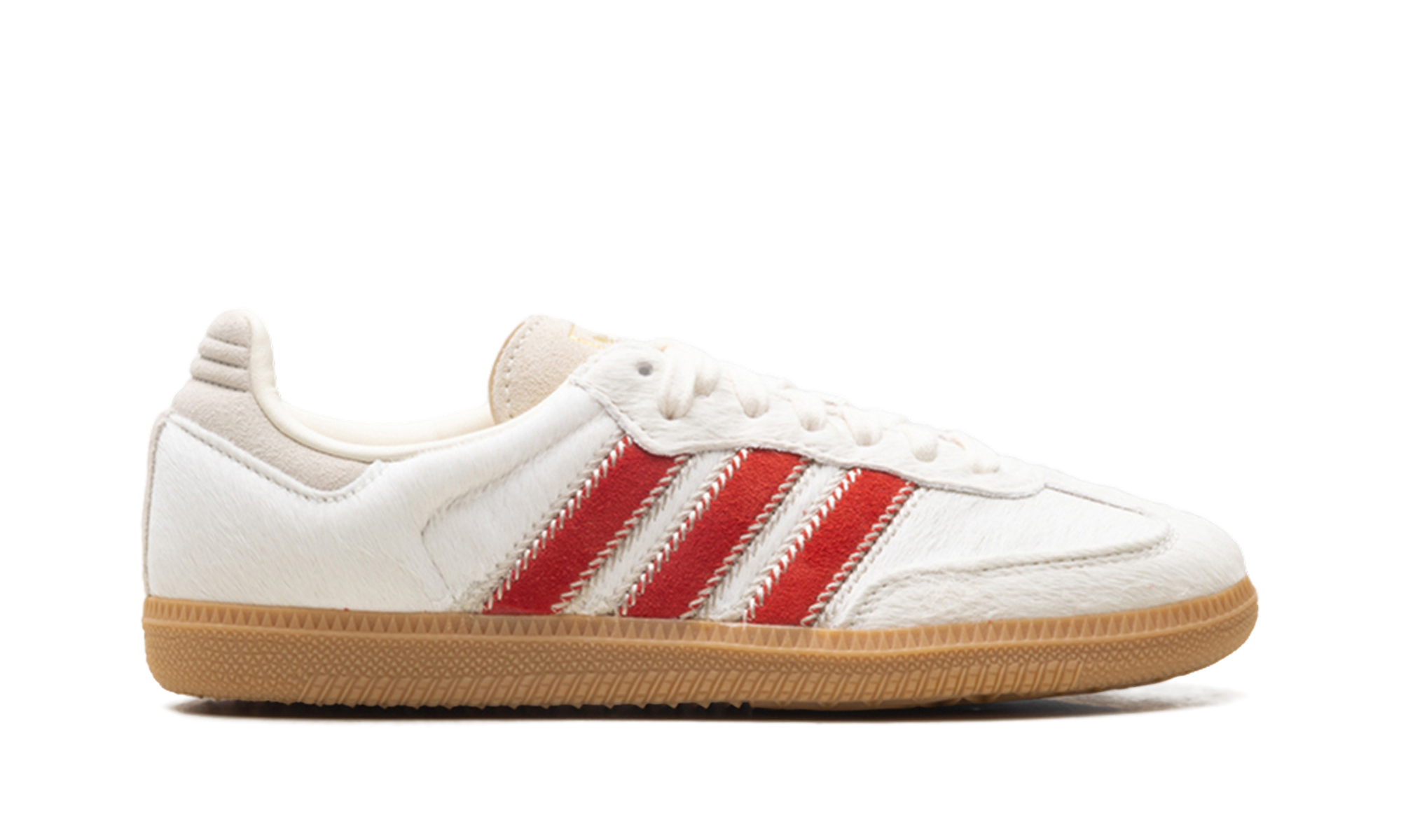 adidas Samba OG Pony Hair Wonder Beige Better Scarlet (Women's)