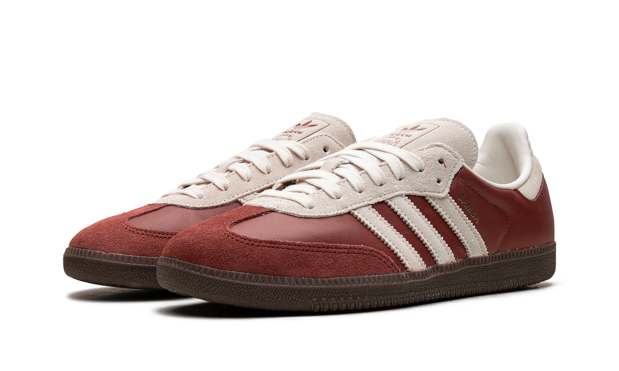 adidas samba og preloved ruby cream white+JI3216+diagnol left view
