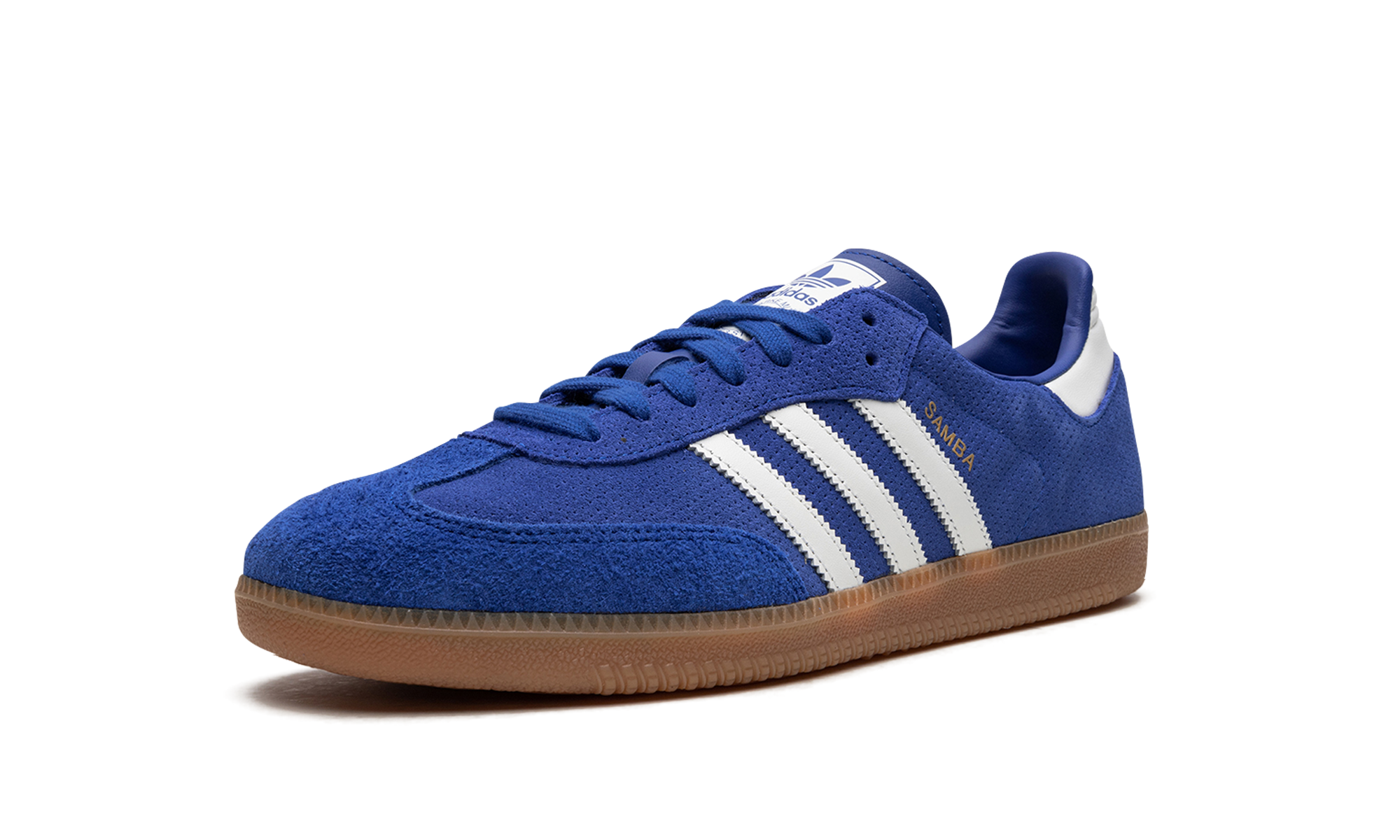 adidas samba og royal blue gum+HP7901+left diagnol single view