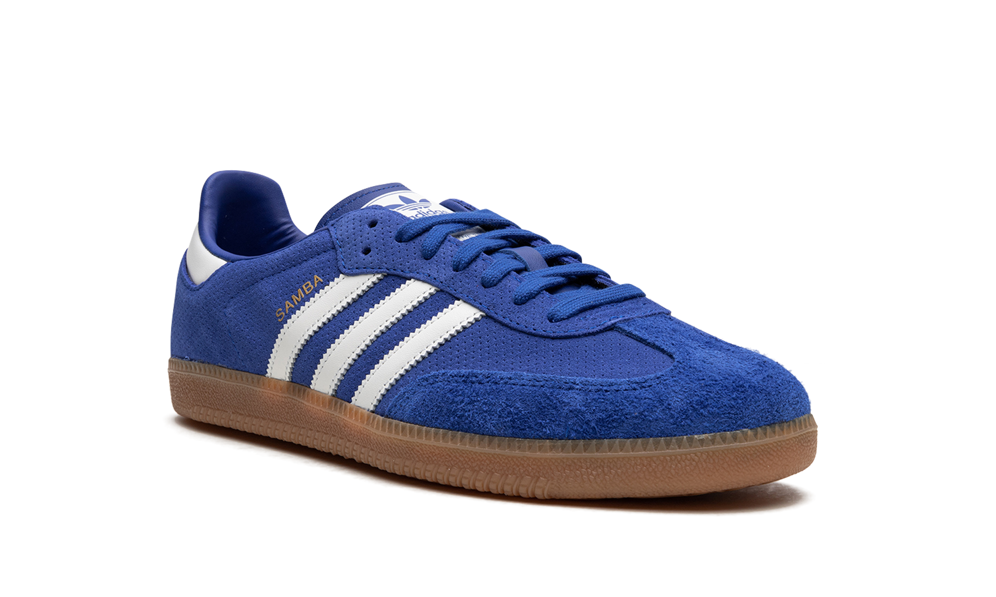 adidas samba og royal blue gum+HP7901+diagnol right view