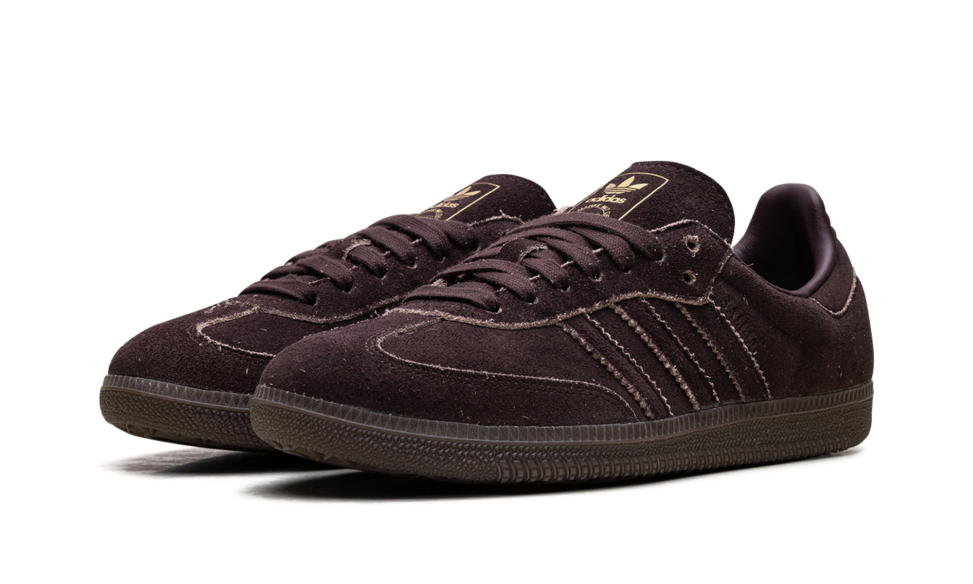 adidas samba og shadow brown+JI3211+diagnol left view