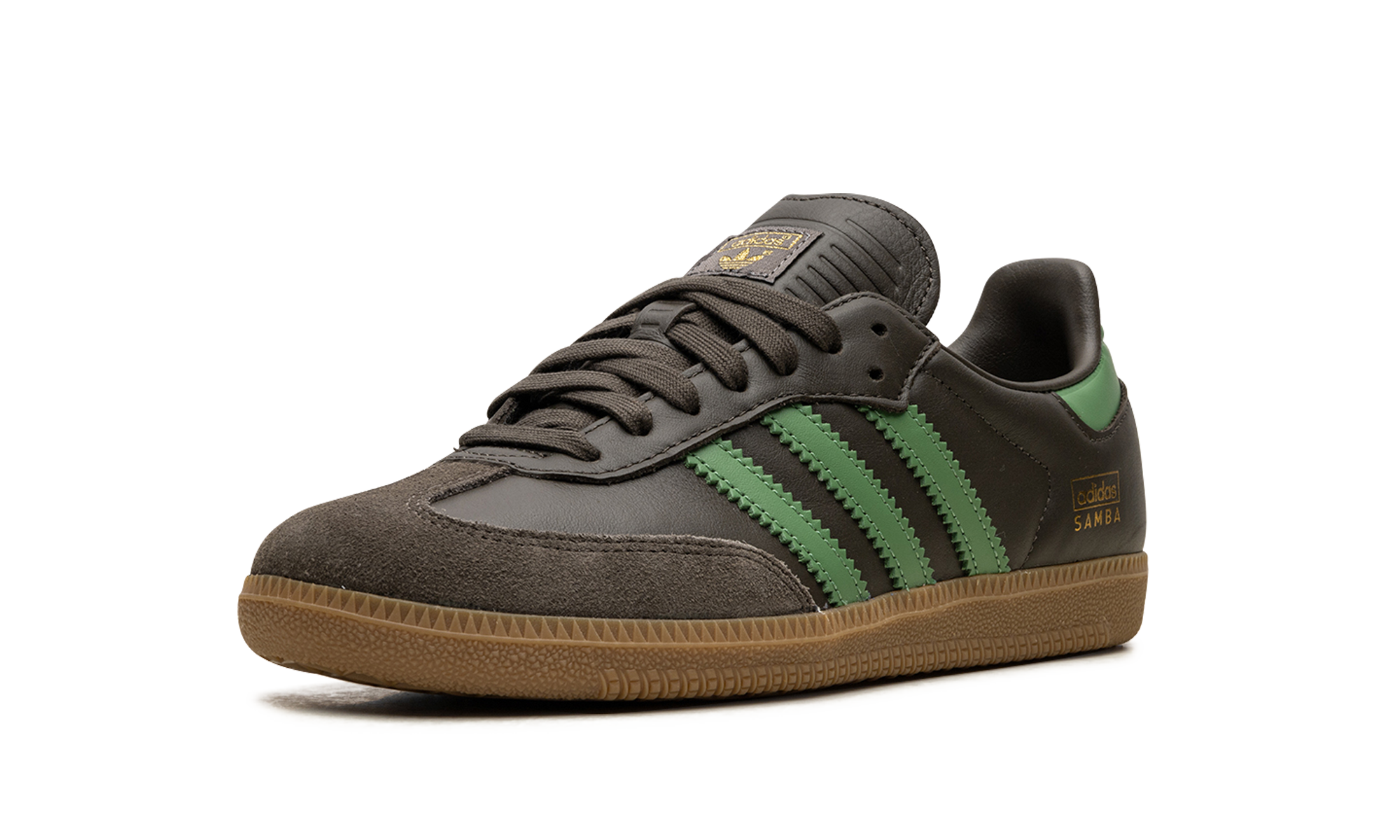 adidas samba og shadow olive preloved green+IG6175+left diagnol single view