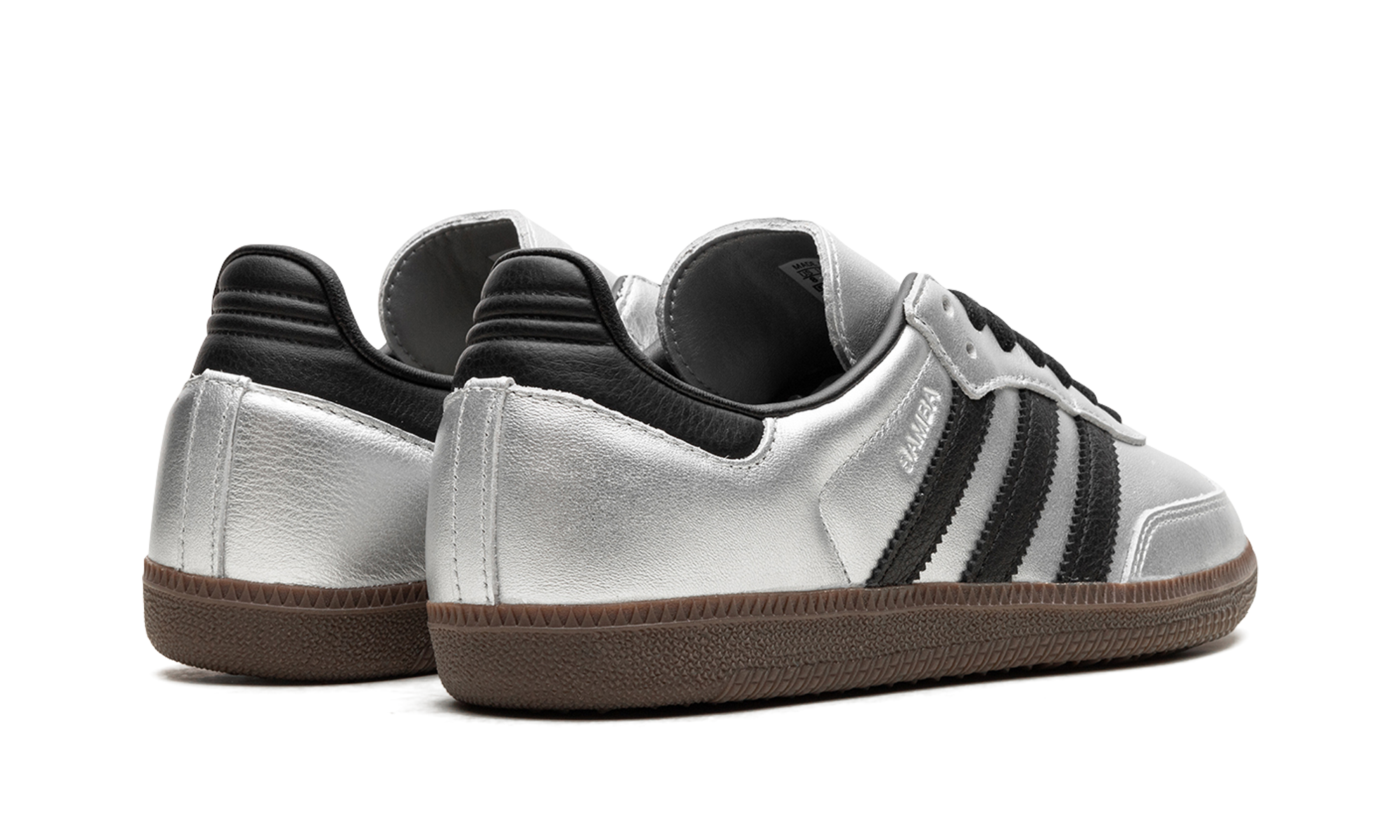 adidas samba og silver metallic black gum women s+JI4218+diagnol right view 3