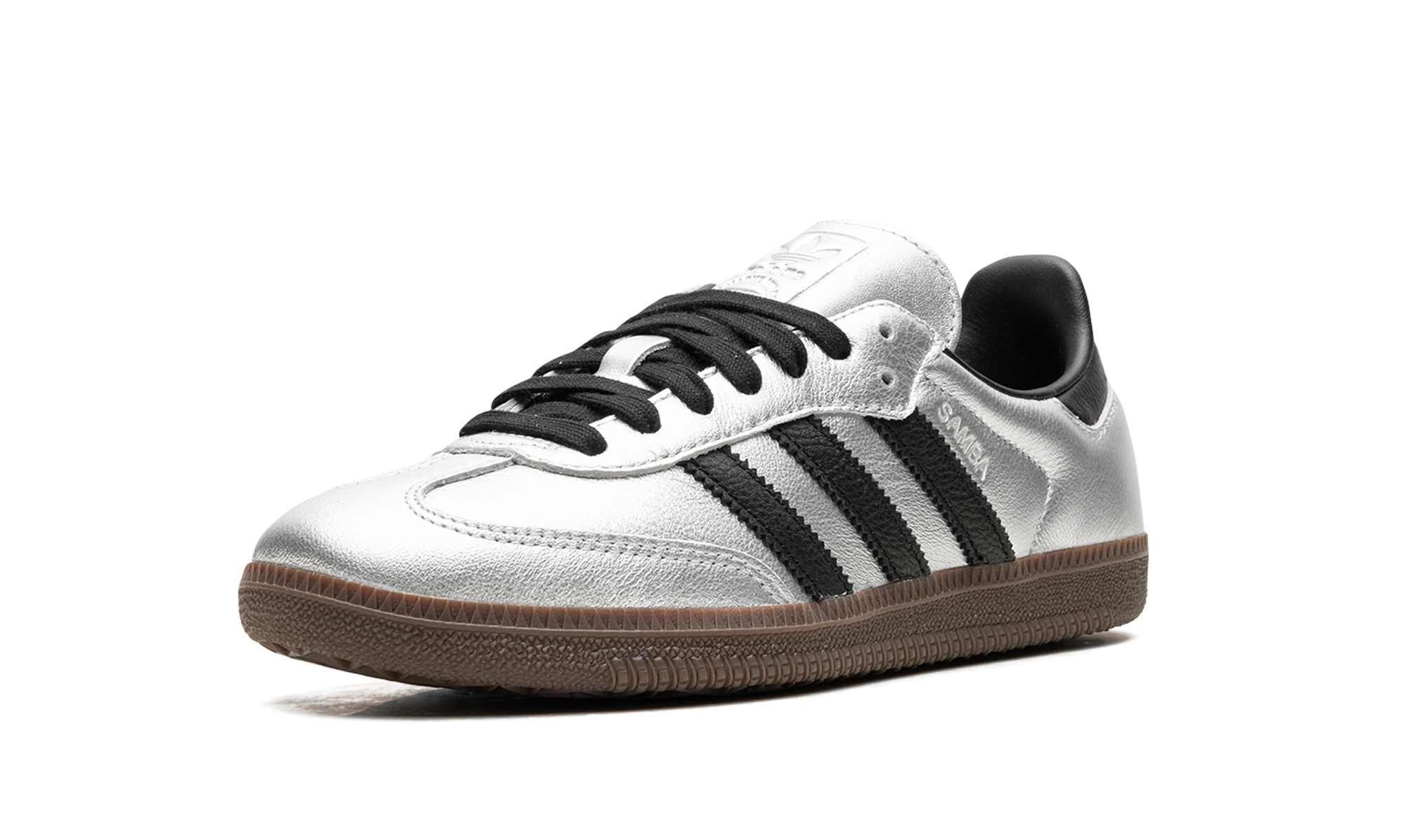 adidas samba og silver metallic black gum women s+JI4218+diagnol right view 4