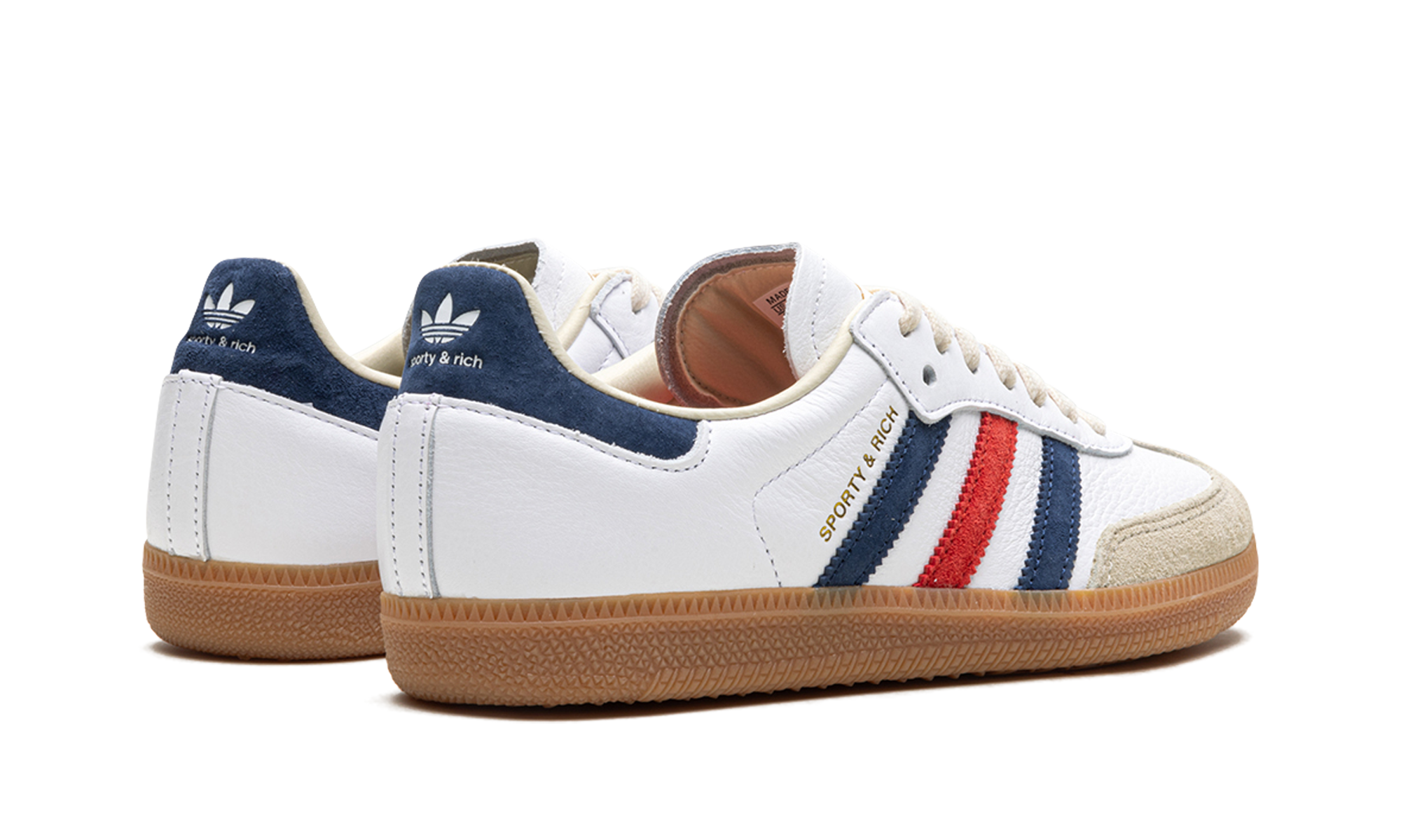 adidas samba og sporty rich usa+IH8338+diagnol right behind view