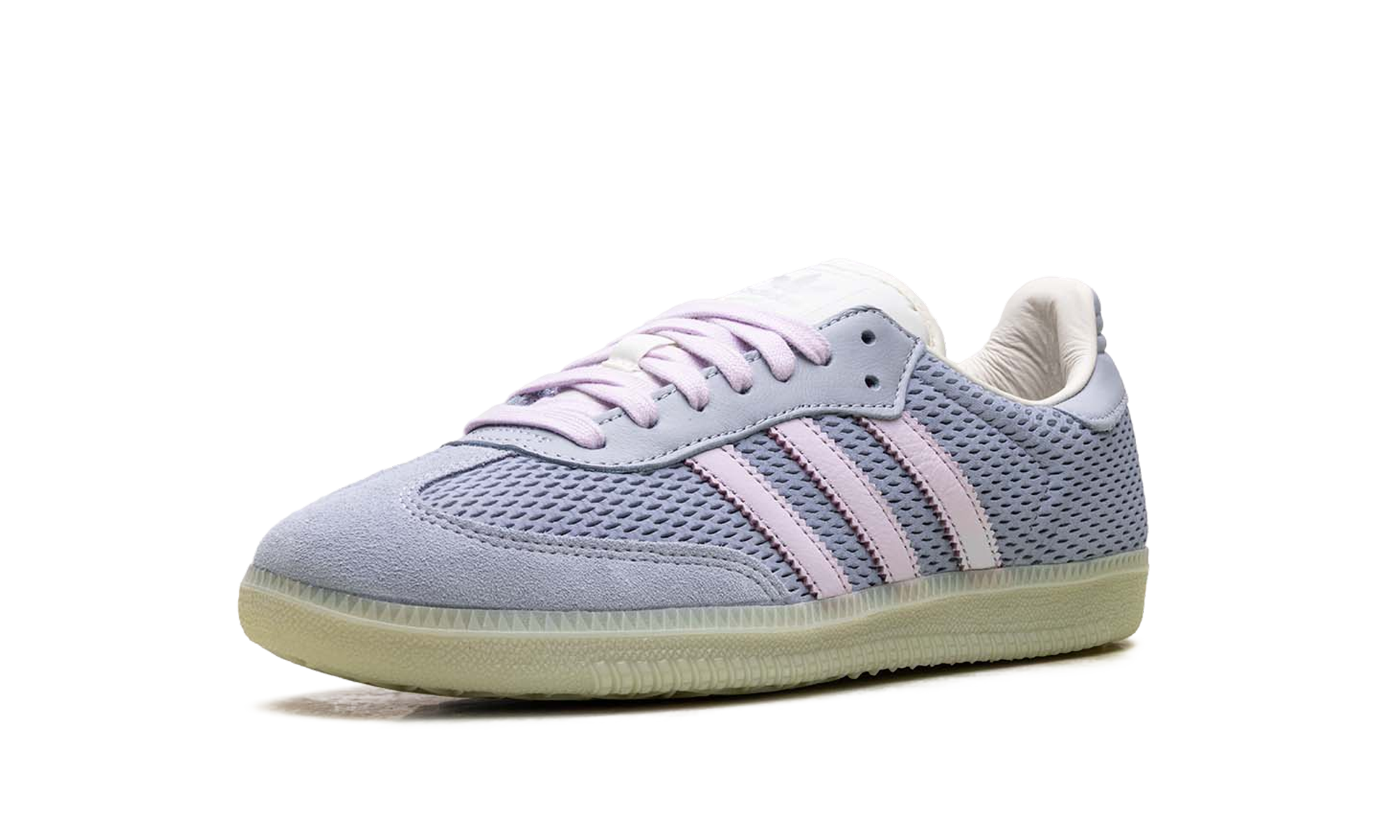 adidas samba og tactile blue ice lavender+JI3178+left diagnol single view