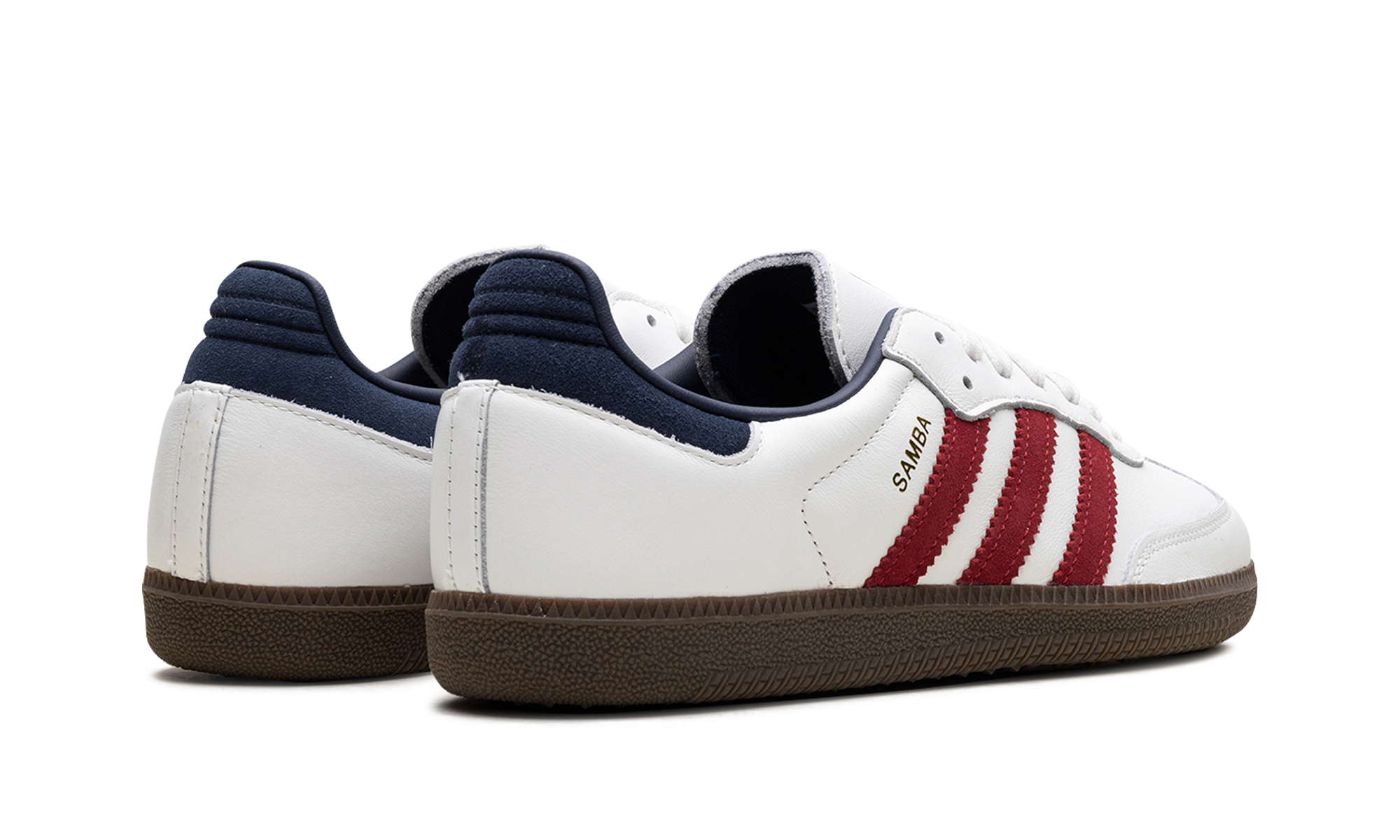 adidas samba og team victory red night indigo+IH4881+diagnol right behind view