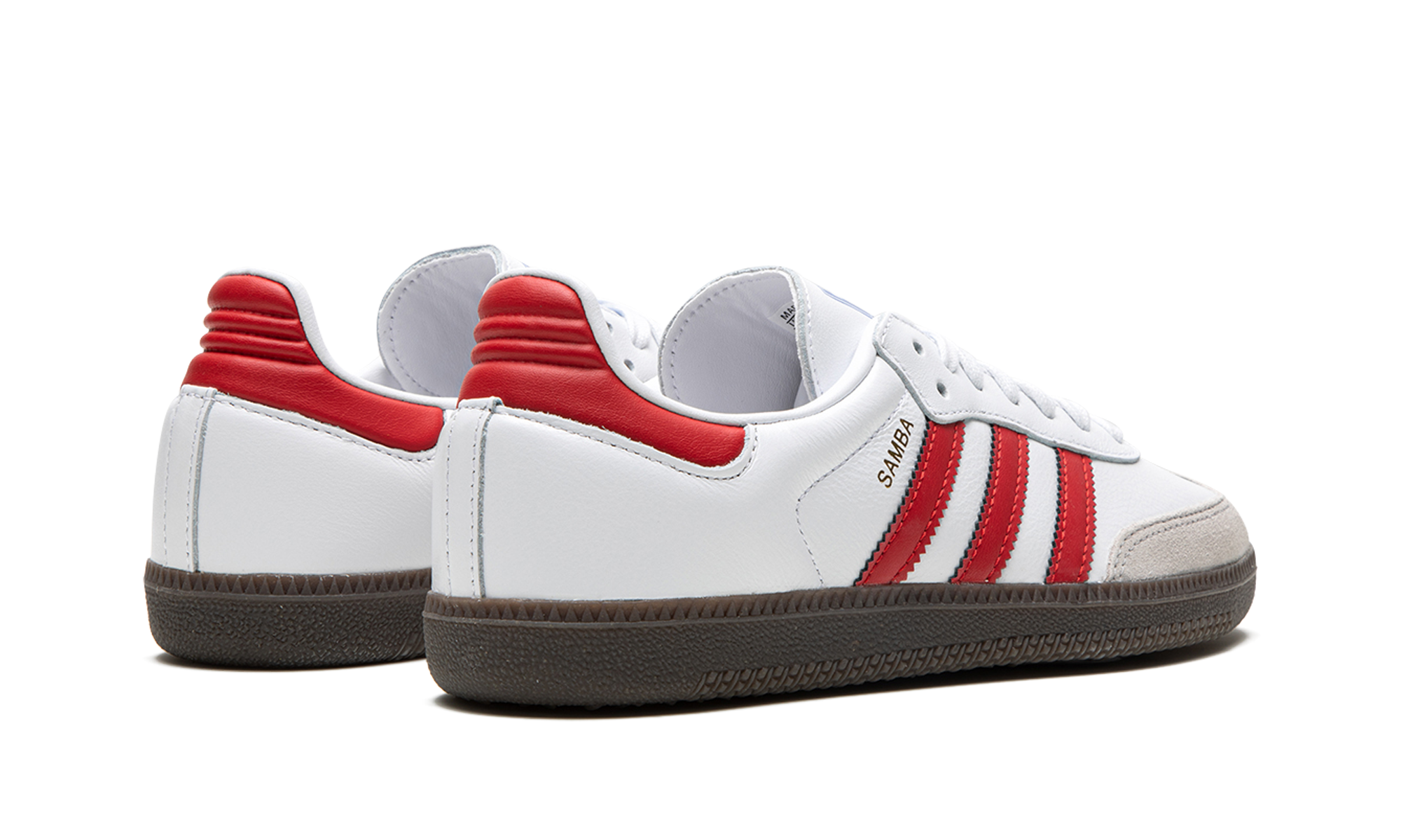 adidas samba og white better scarlet+IG1025+diagnol right behind view
