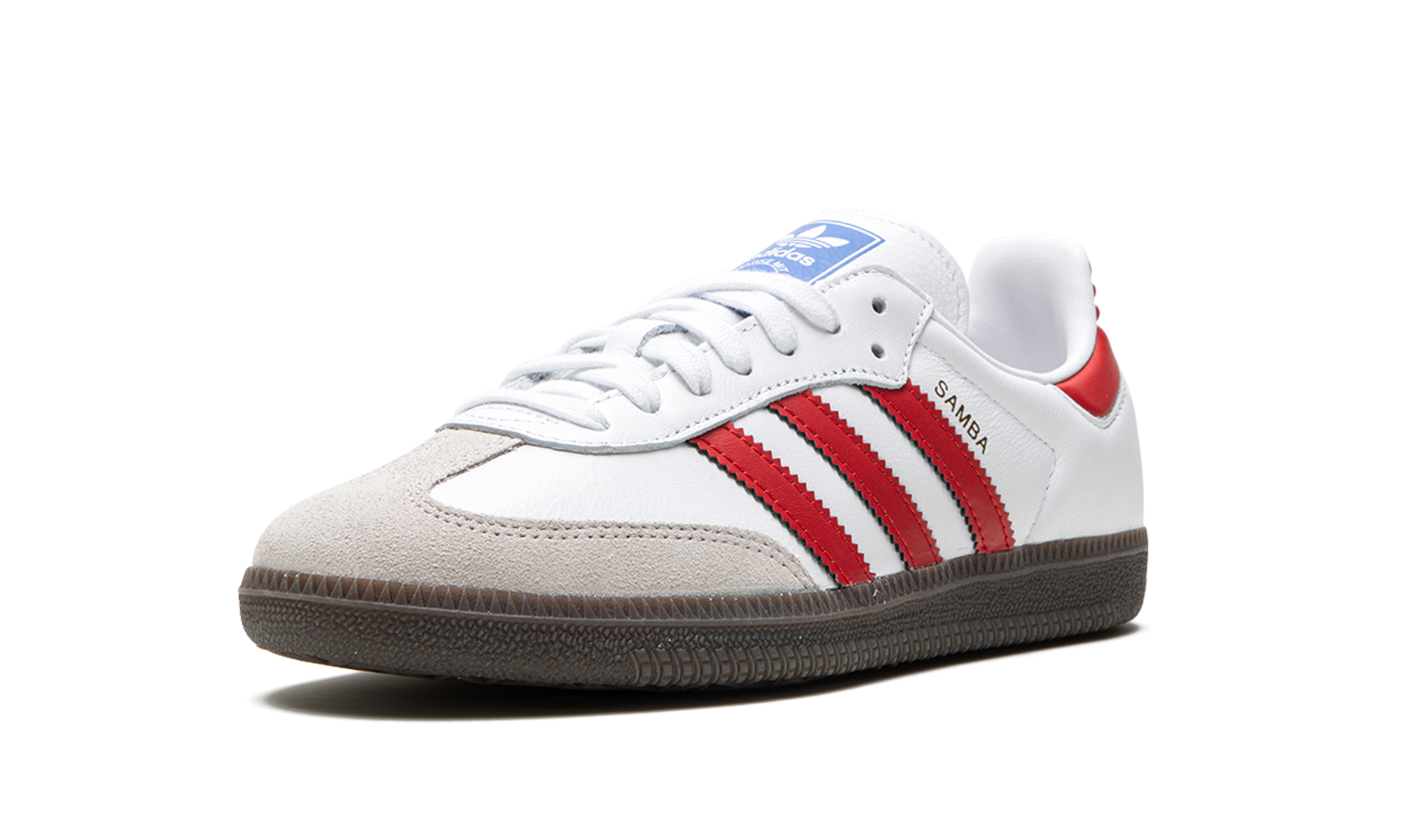 adidas samba og white better scarlet+IG1025+left diagnol single view