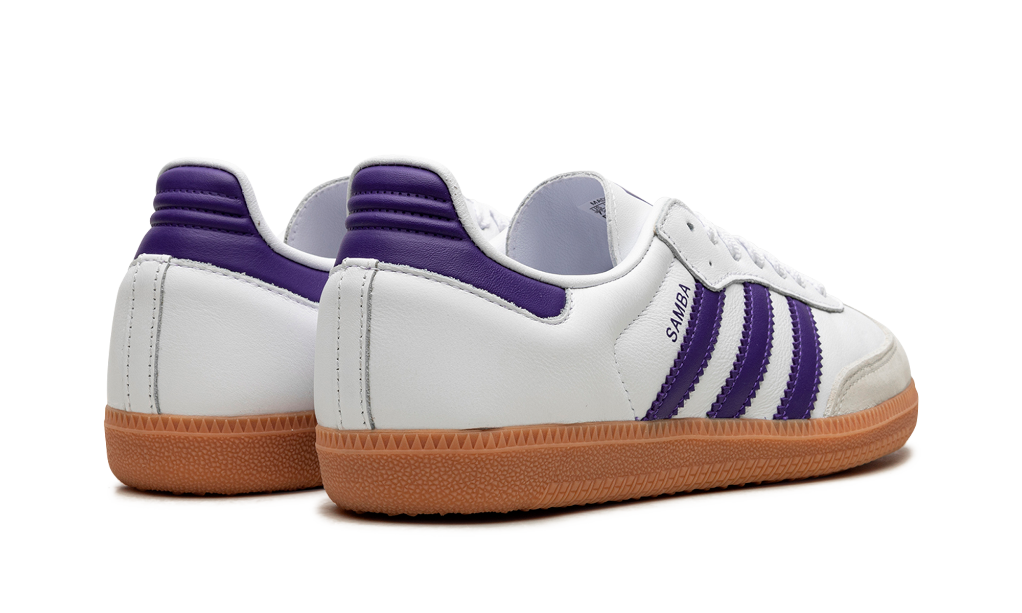 adidas samba og white energy ink gum women s+IF6514+diagnol right behind view
