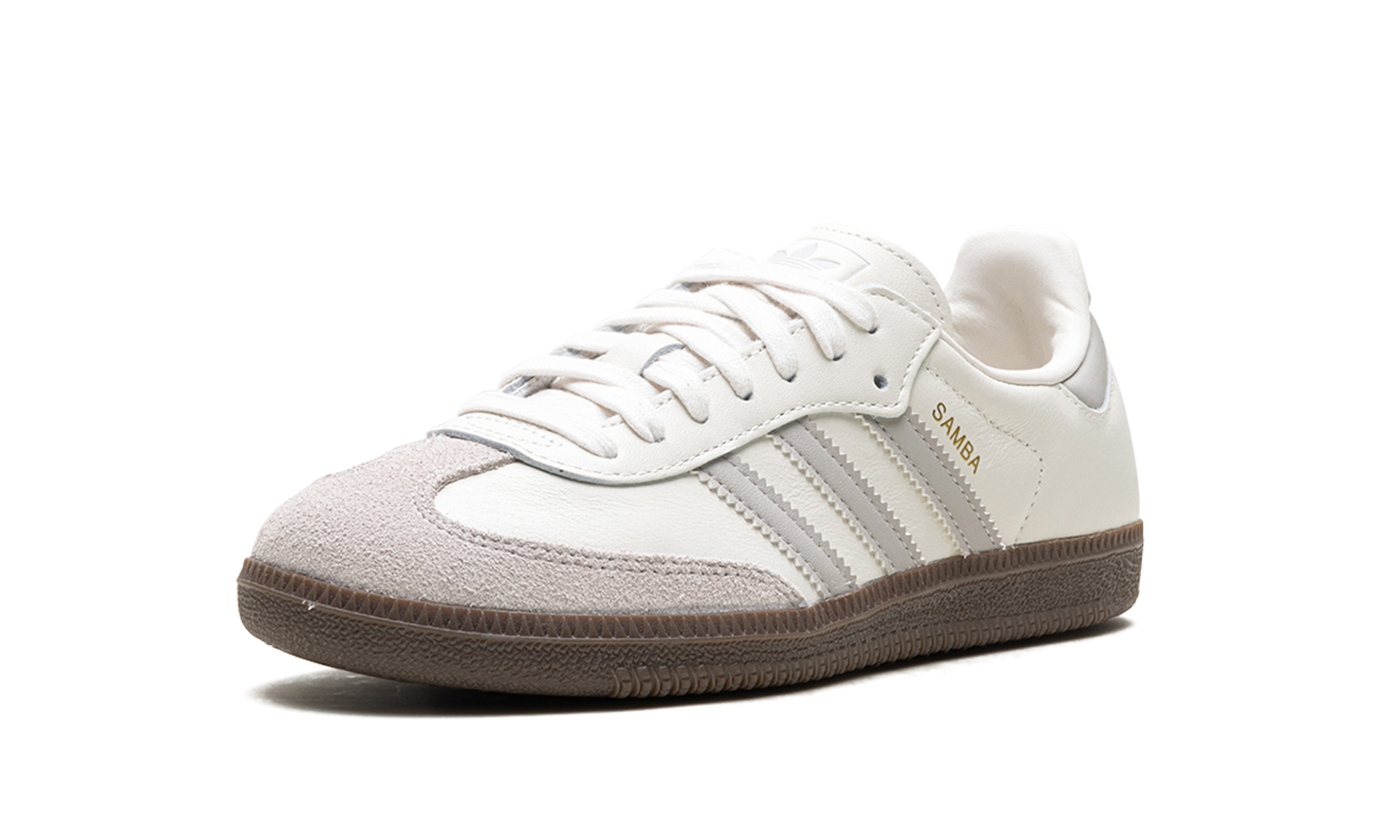 adidas samba og white granite women s+JH6479+left diagnol single view
