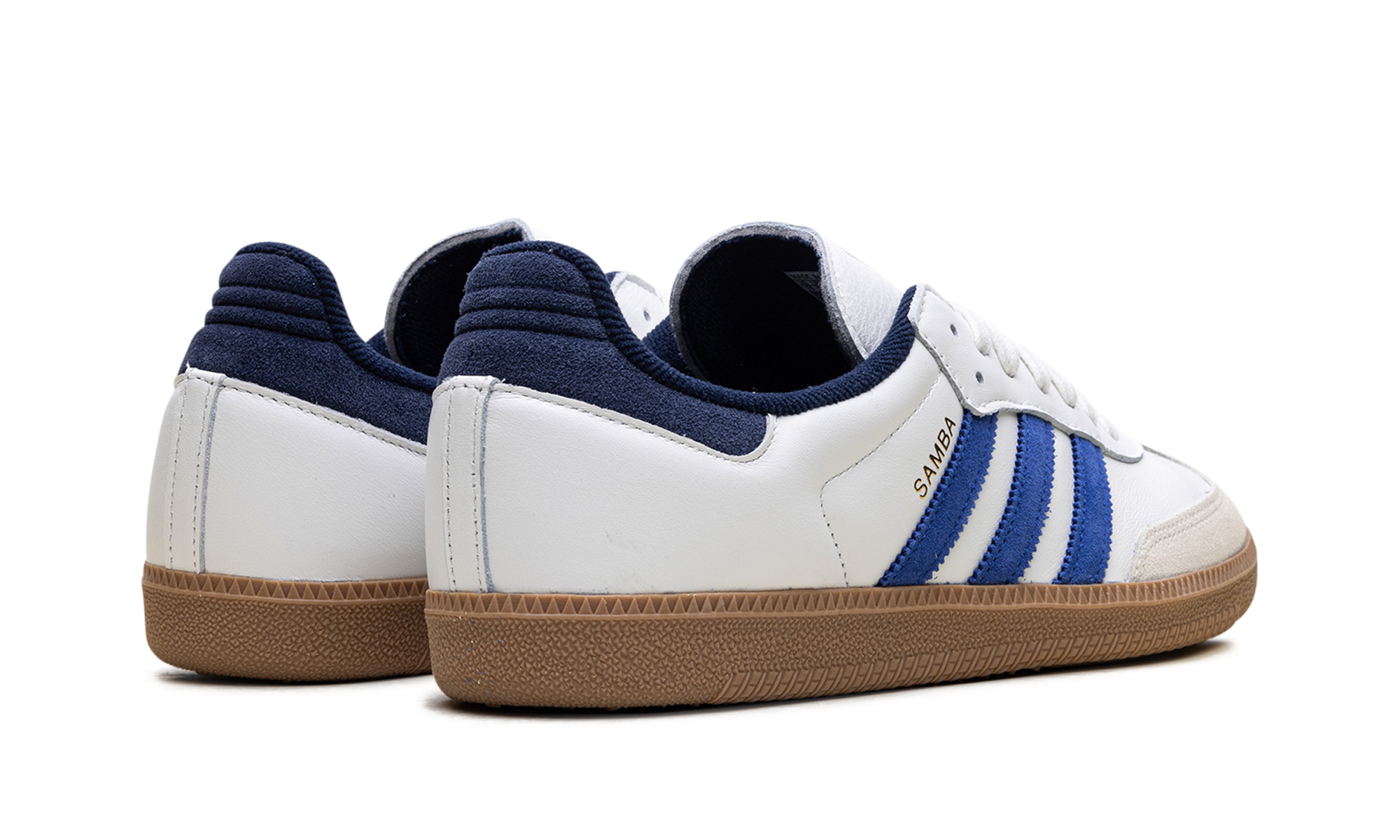 adidas samba og white royal blue night indigo+JH5632+diagnol right behind view