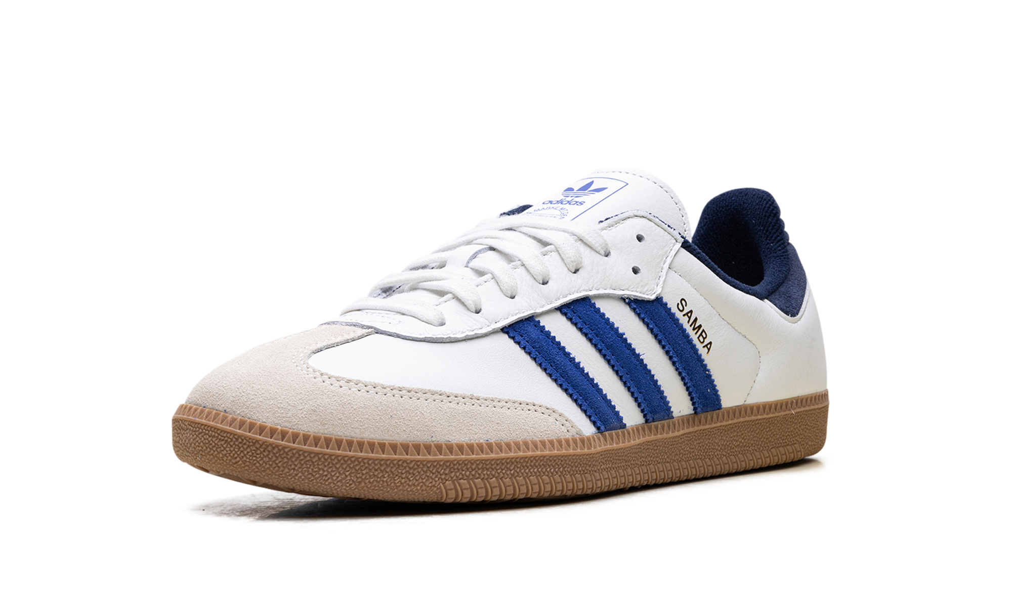 adidas samba og white royal blue night indigo+JH5632+left diagnol single view