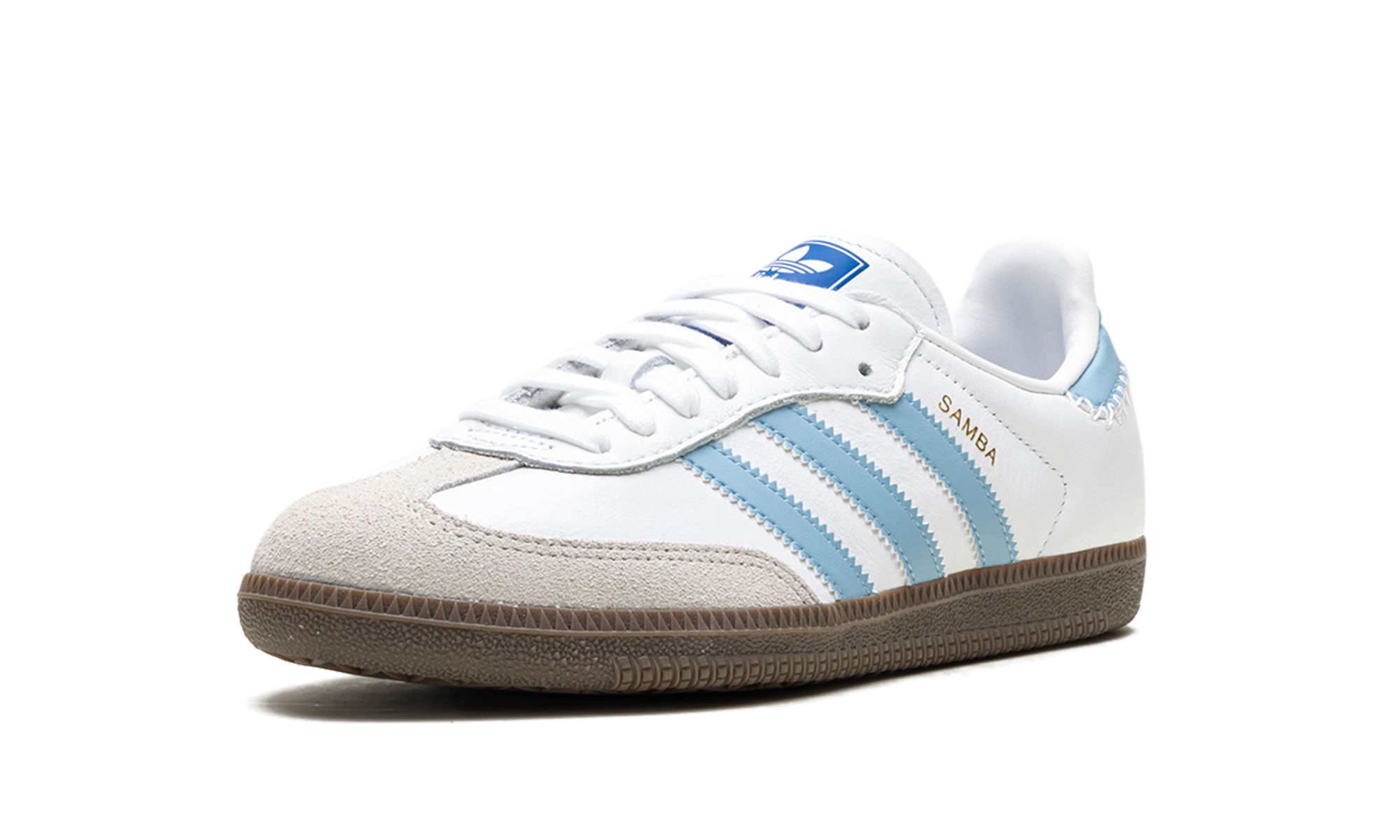adidas samba og white sky blue+JI2003+left diagnol single view