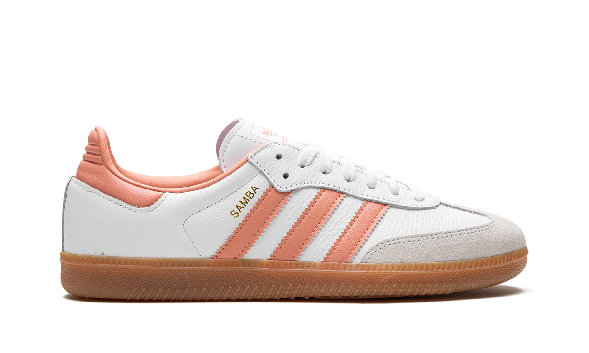 adidas samba og white wonder clay gum women s+IG5932+right view