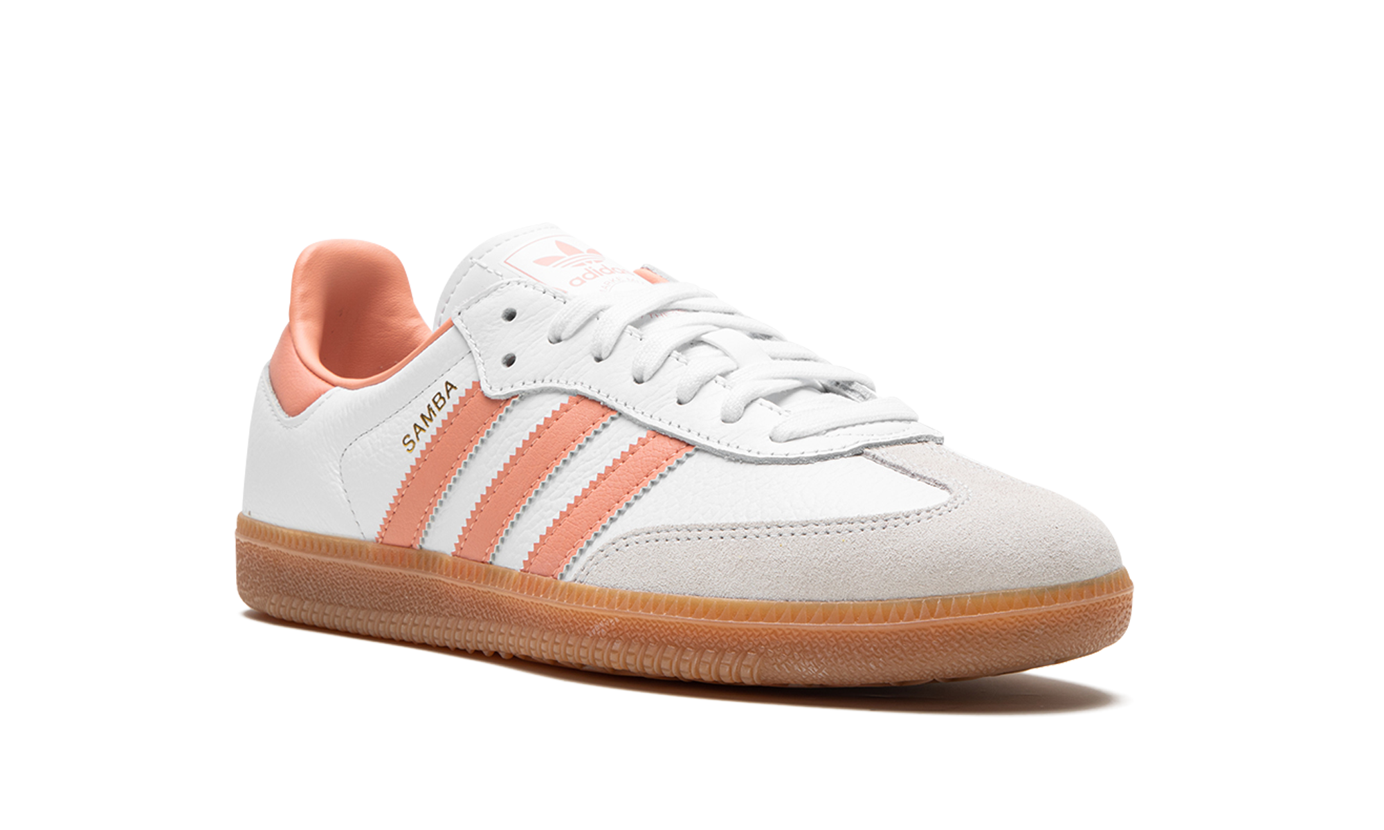 adidas samba og white wonder clay gum women s+IG5932+diagnol right view