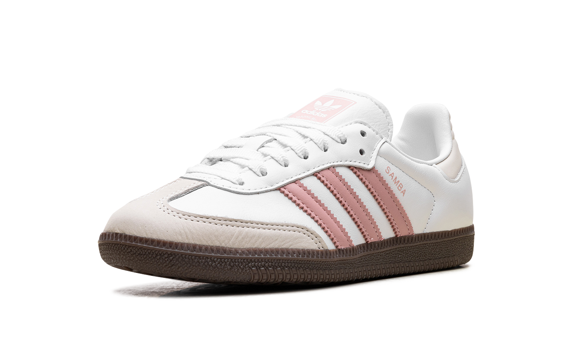 adidas samba og white wonder mauve women s+JI2677+left diagnol single view
