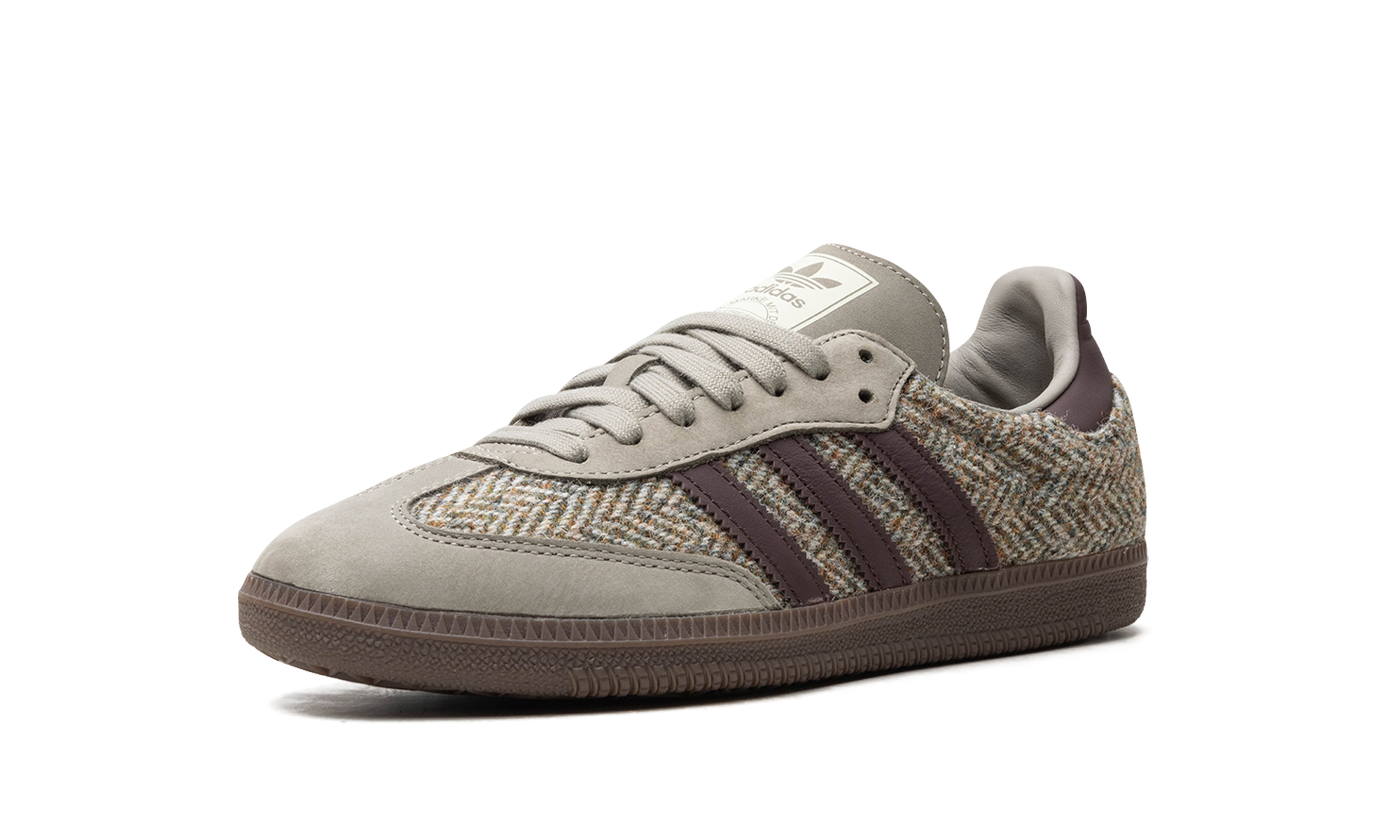 adidas samba og wonder beige tweed+ID1449+left diagnol single view