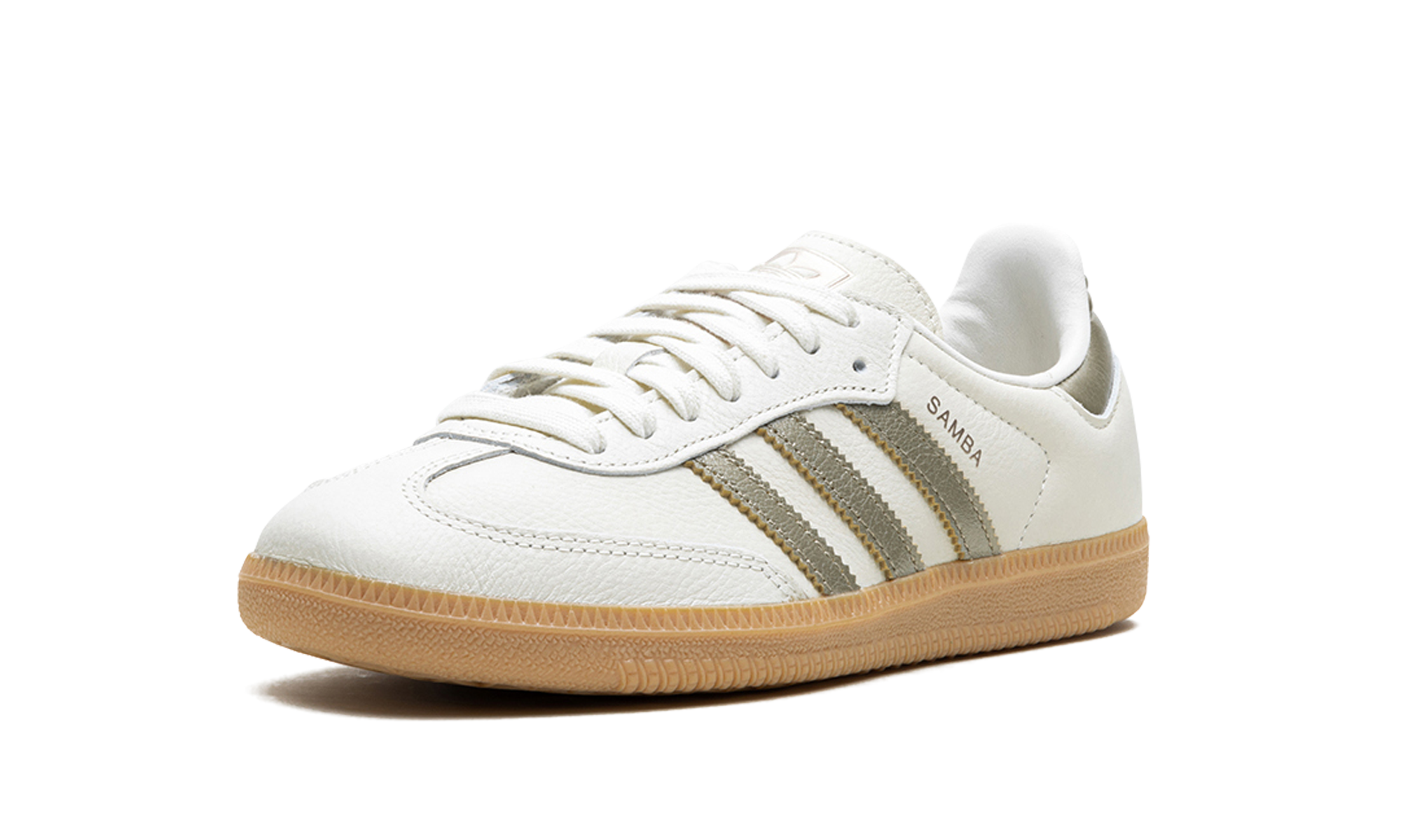adidas samba og wonder gold metallic women s+IG1964+left diagnol single view