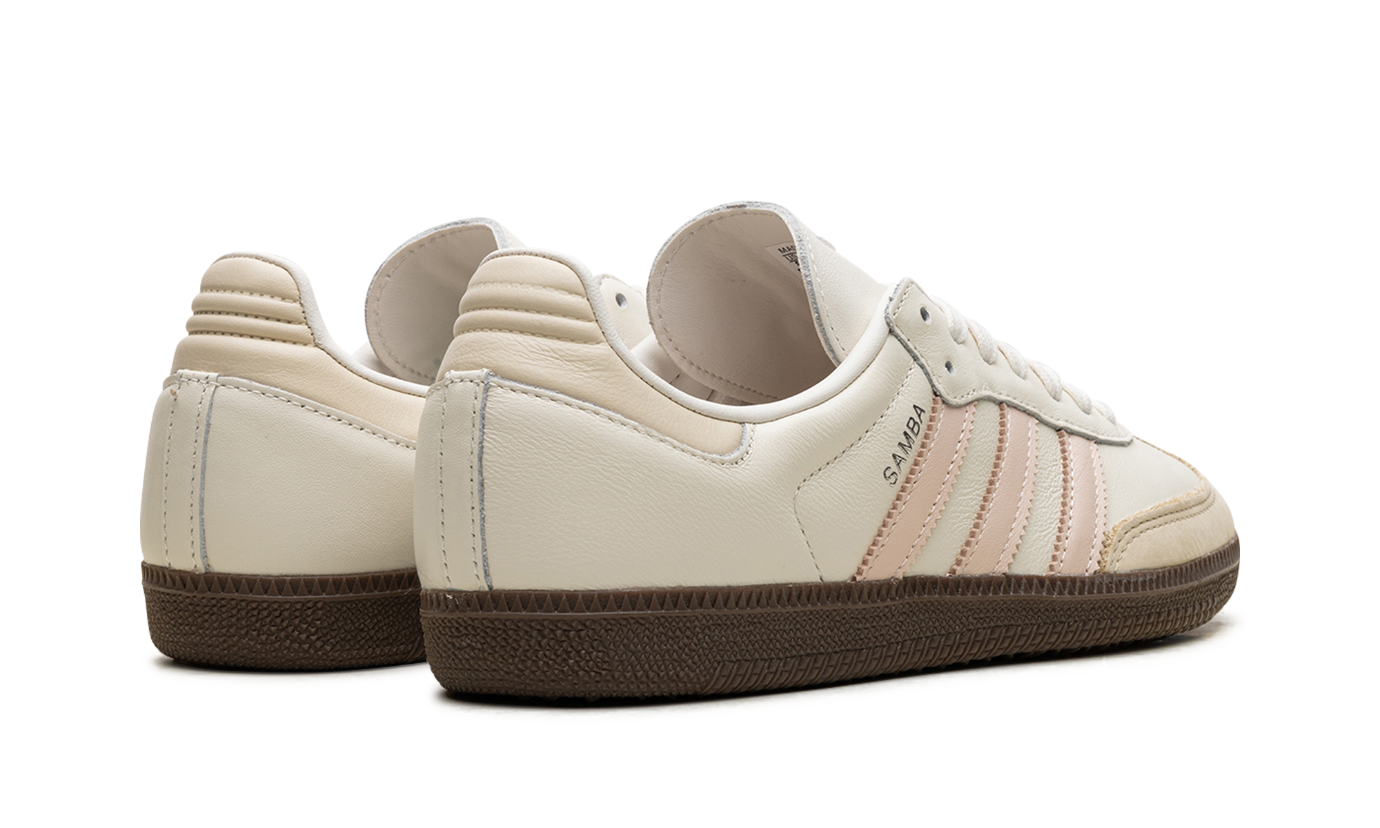 adidas samba og wonder quartz women s+IH2751+diagnol right behind view