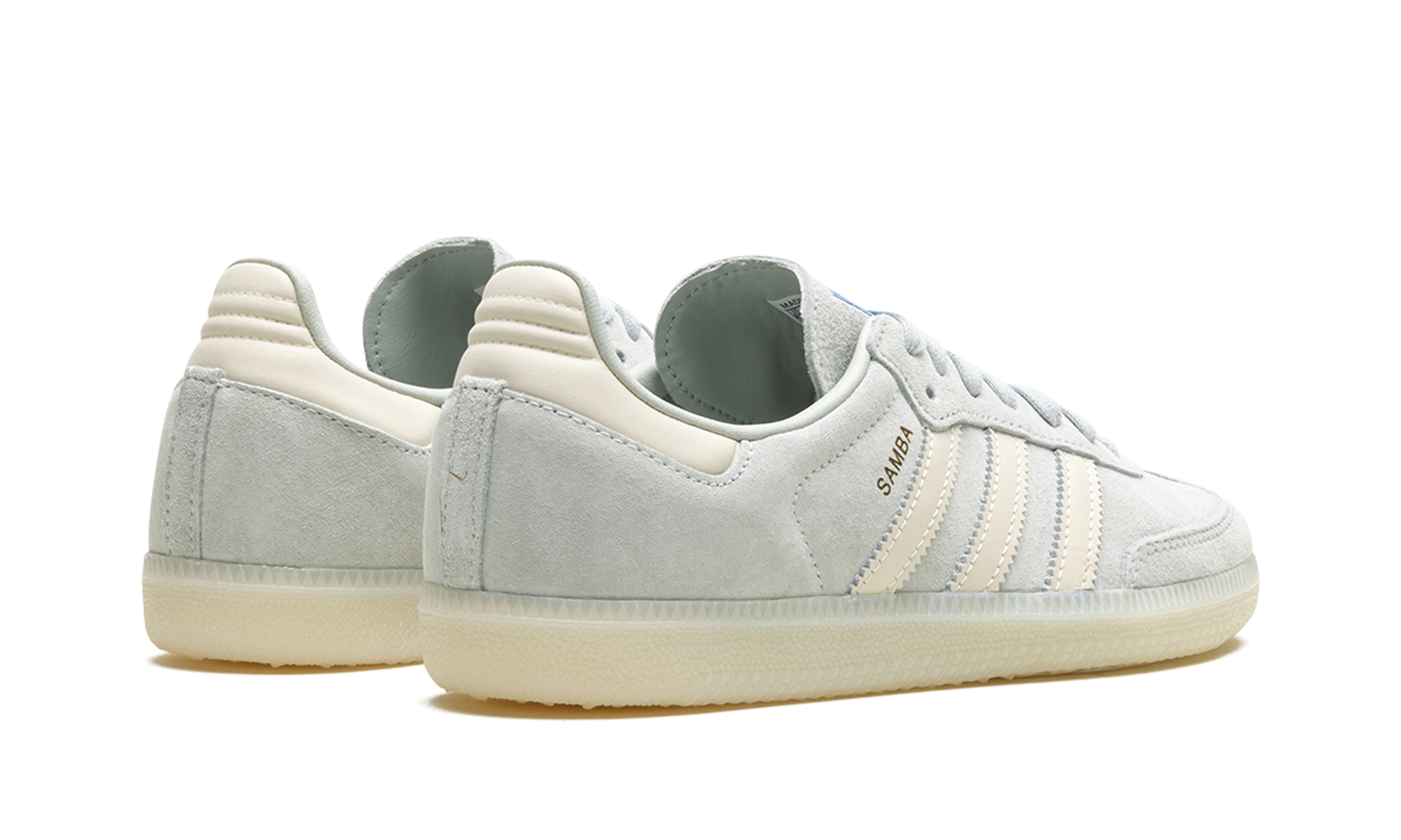 adidas samba og wonder silver+IG6177+diagnol right behind view