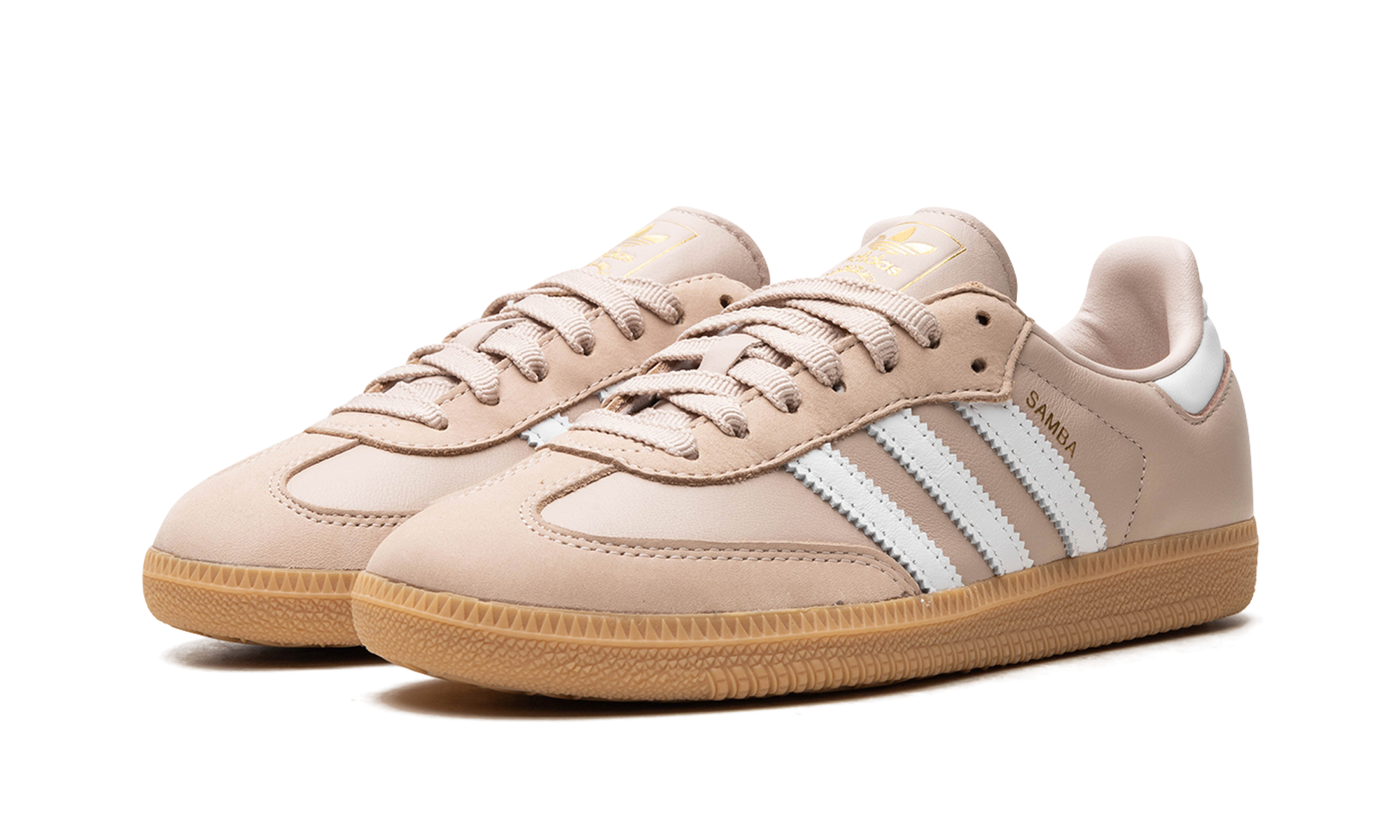 adidas samba og wonder taupe women s+IE6523+diagnol left view