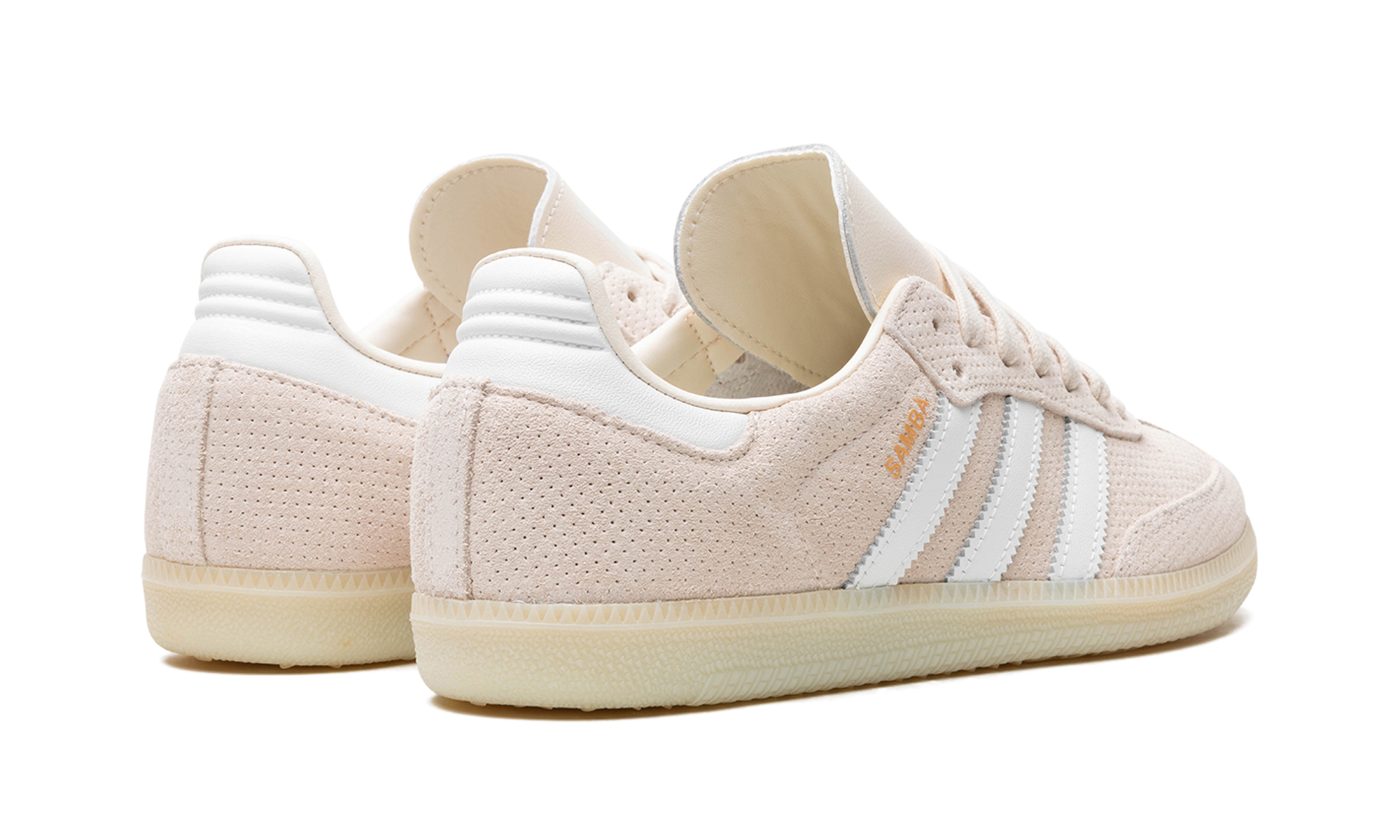 adidas samba og wonder white linen green+HP7906+diagnol right behind view