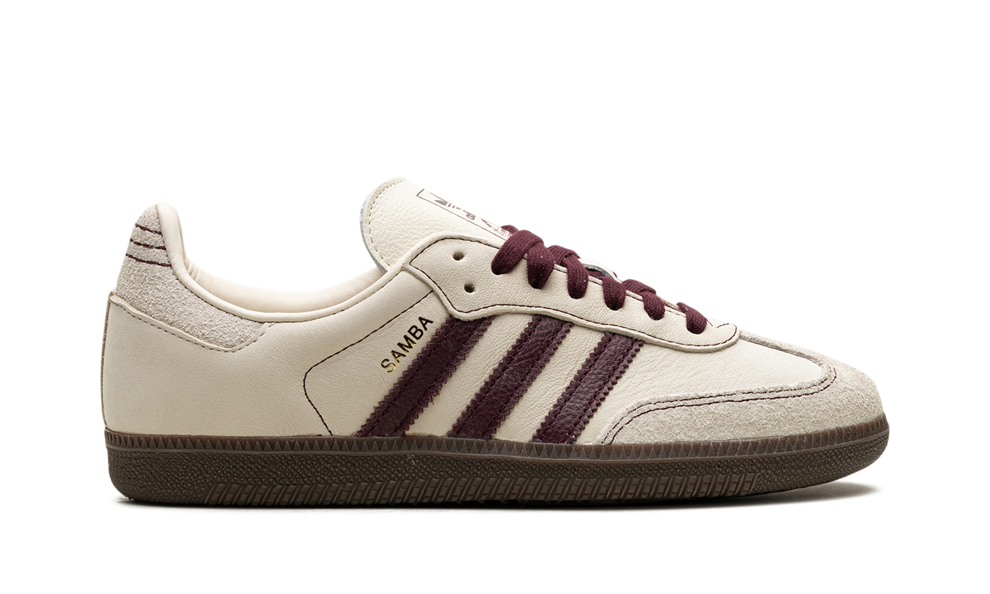 adidas samba og wonder white maroon women s+IG1987+right view