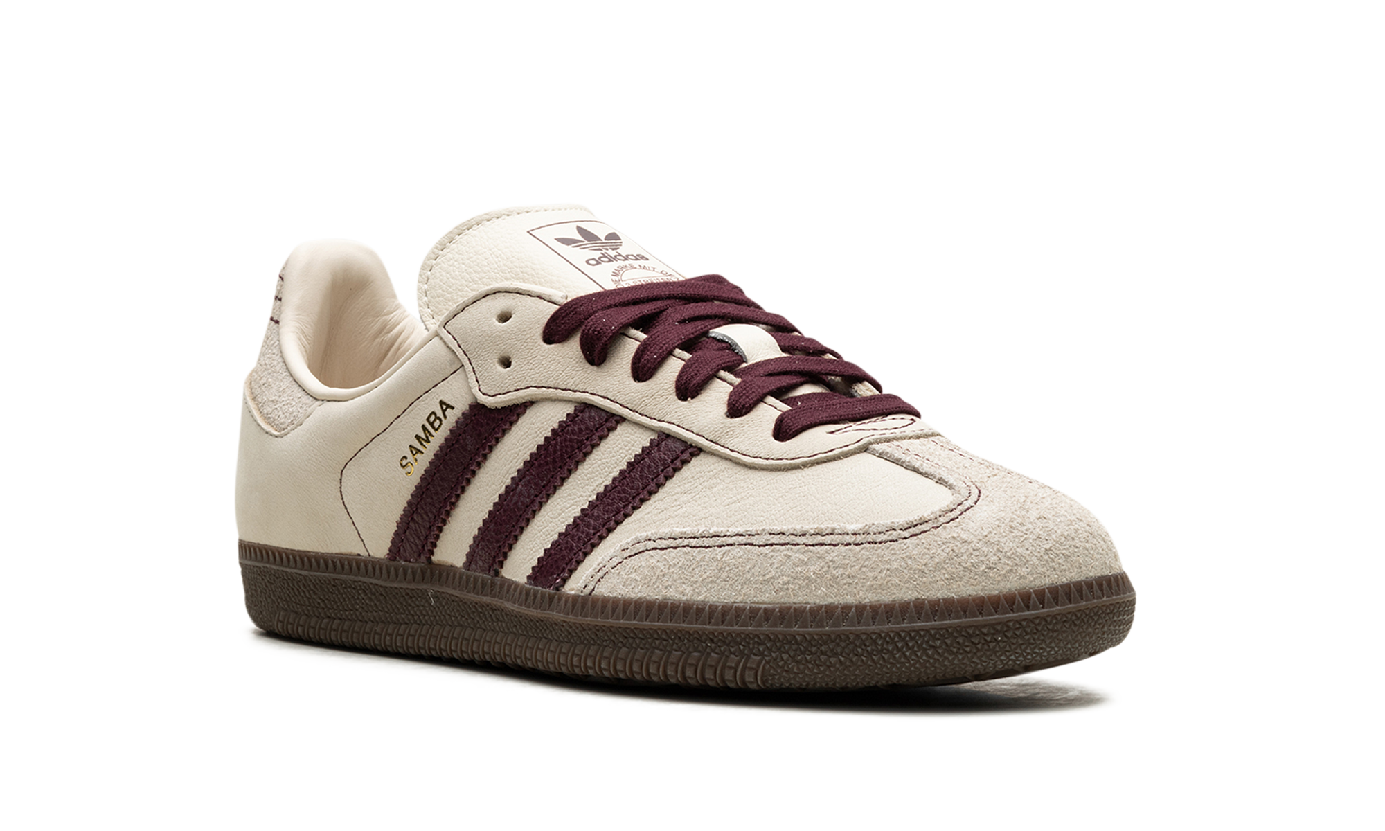 adidas samba og wonder white maroon women s+IG1987+diagnol right view