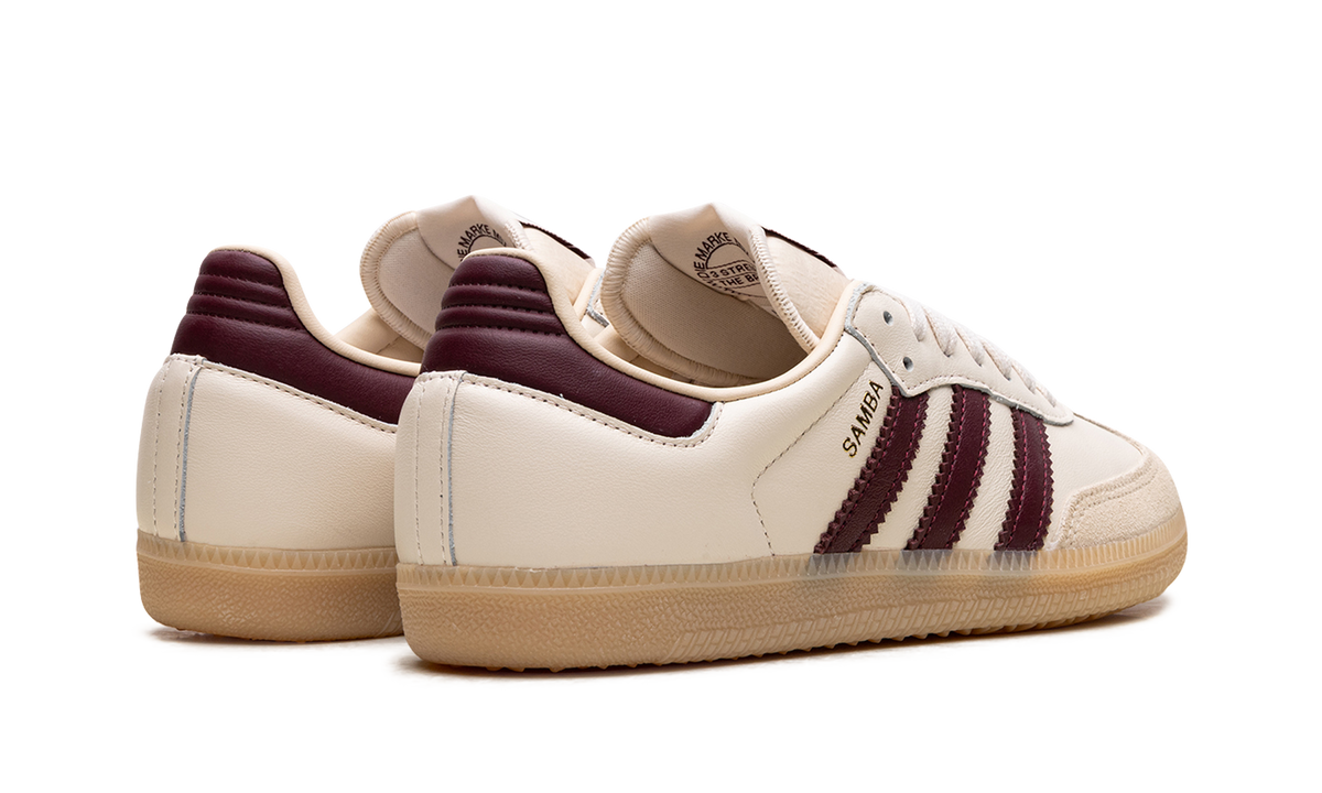 Js3830 adidas Samba OG Wonder White Shadow Red | Kyaro