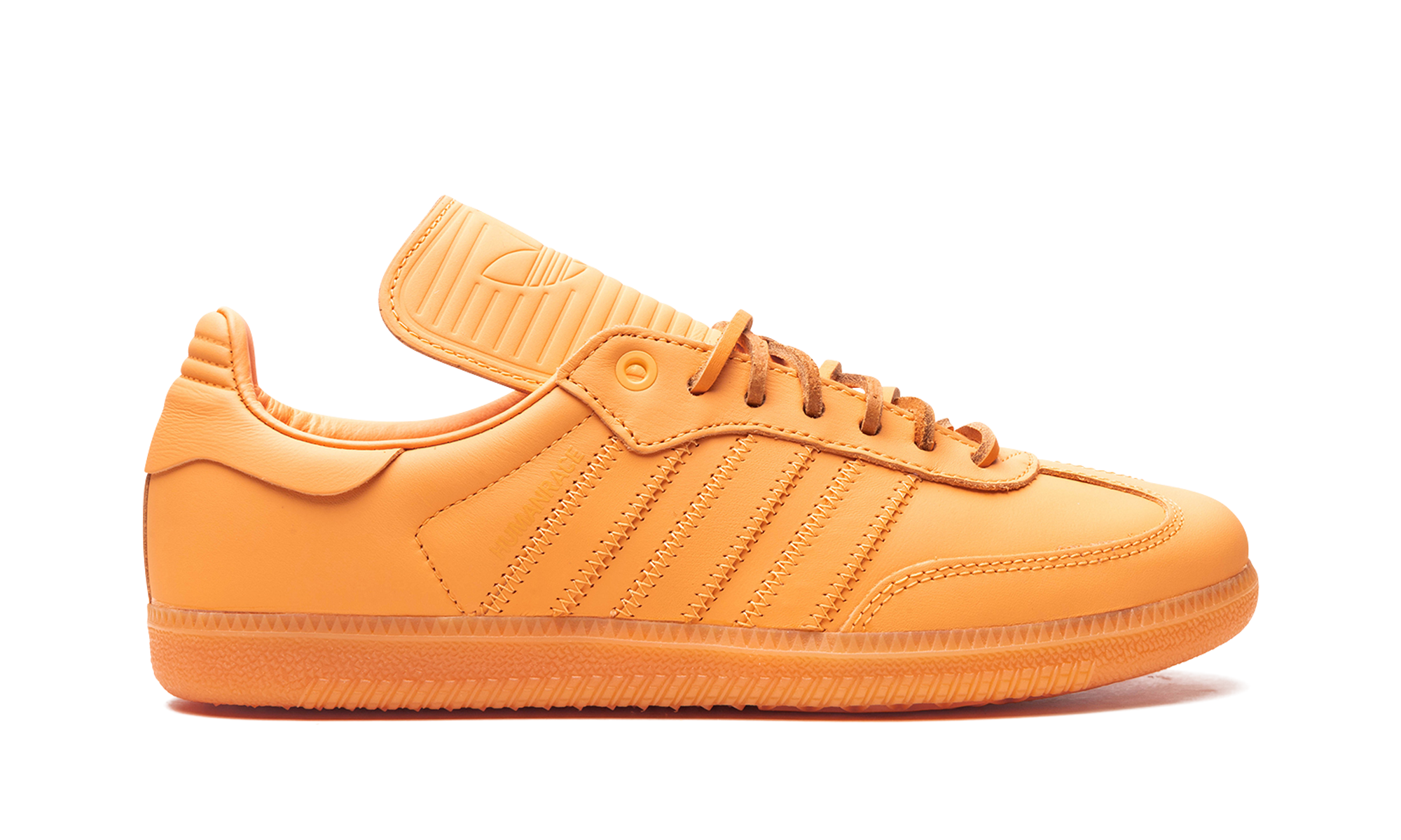 adidas samba pharrell humanrace orange+IE7293+diagnol right view