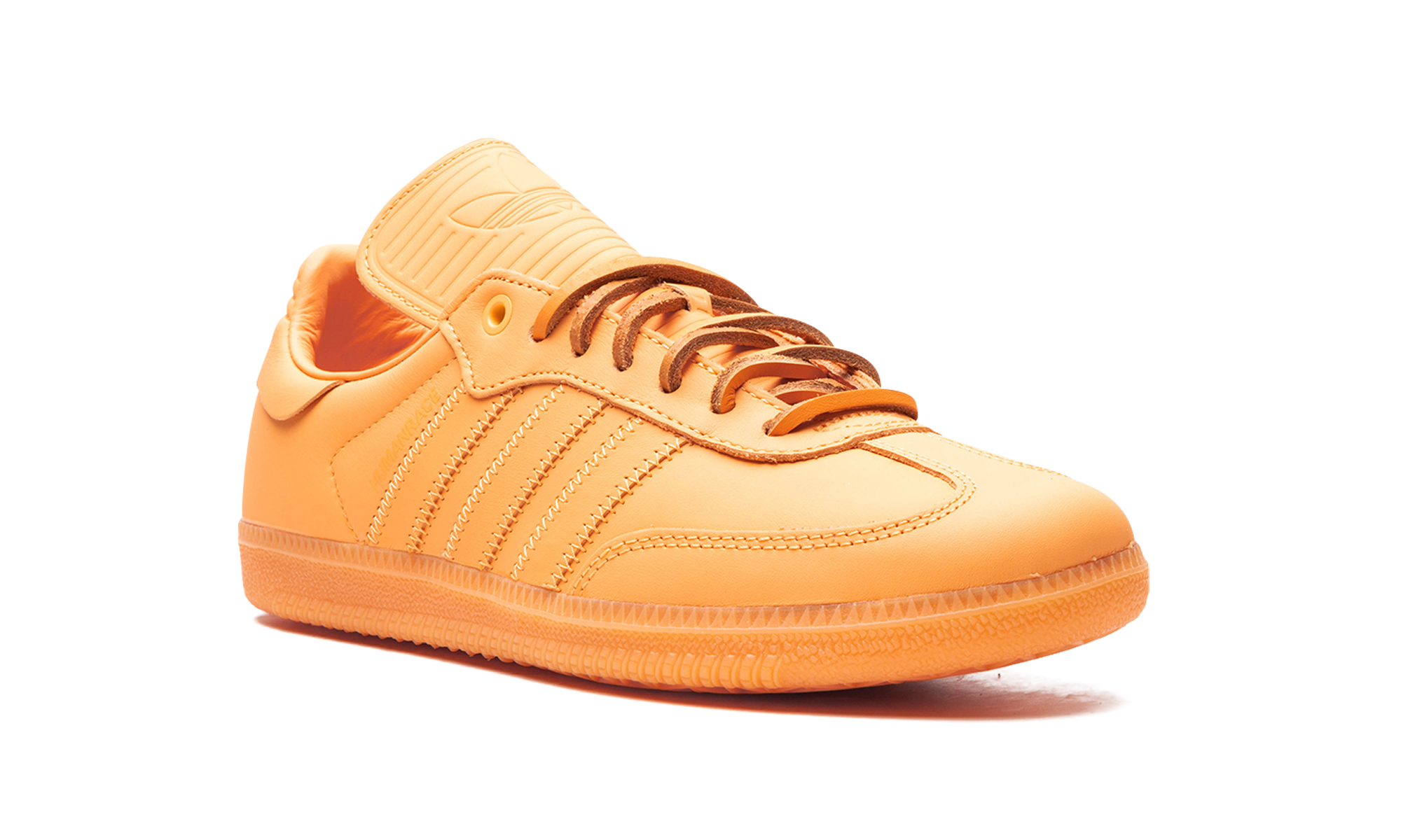 adidas samba pharrell humanrace orange+IE7293+diagnol right view 1