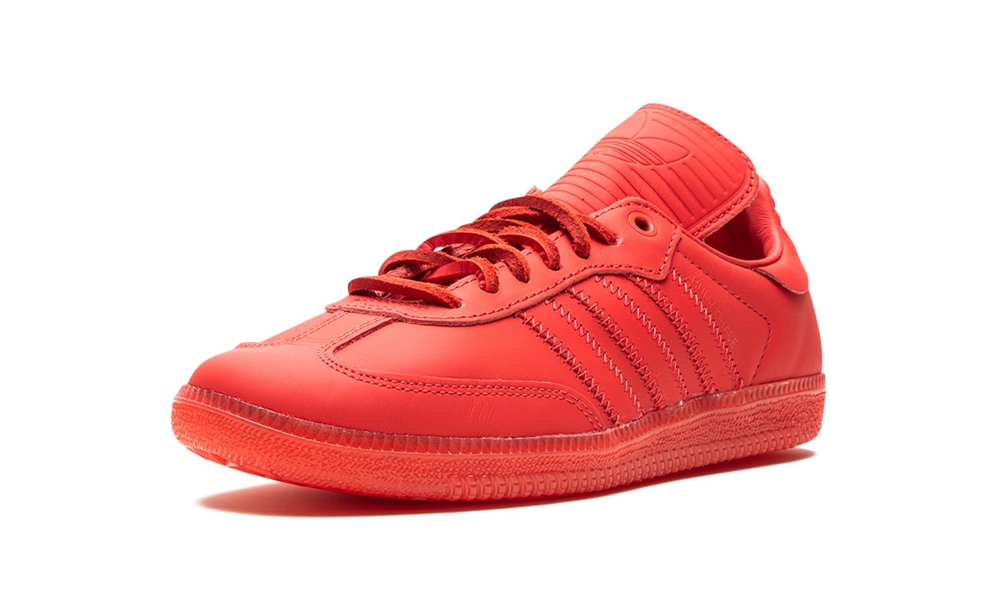 adidas samba pharrell humanrace red+IE7297+left diagnol single view