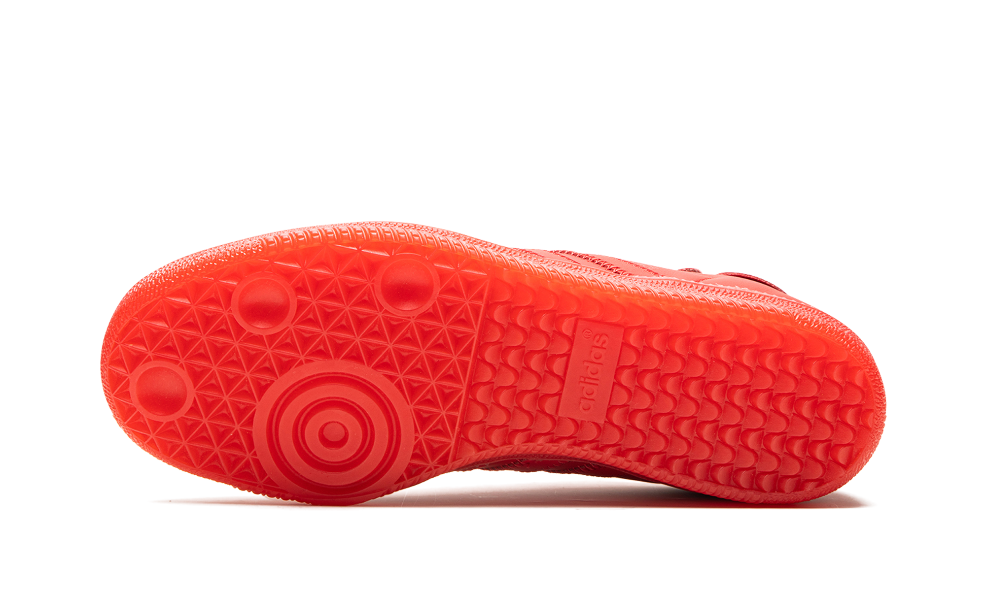 adidas samba pharrell humanrace red+IE7297+bottom view