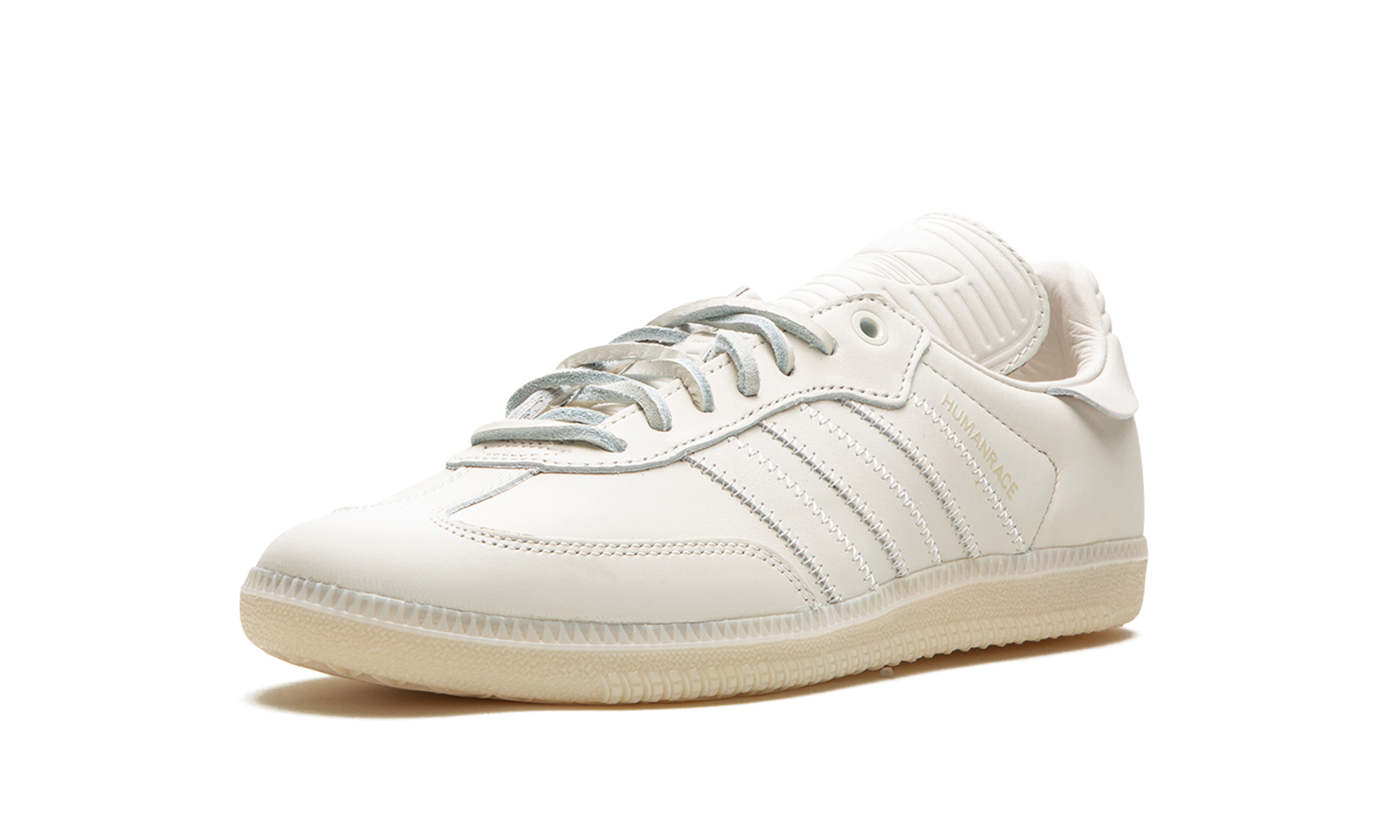 adidas samba pharrell humanrace white+IF5124+left diagnol single view