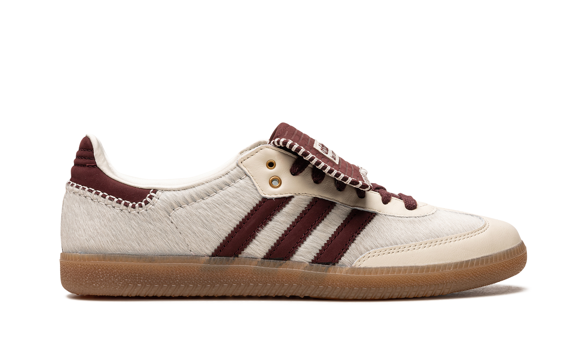 adidas samba pony tonal wales bonner cream white+IE0586+right view