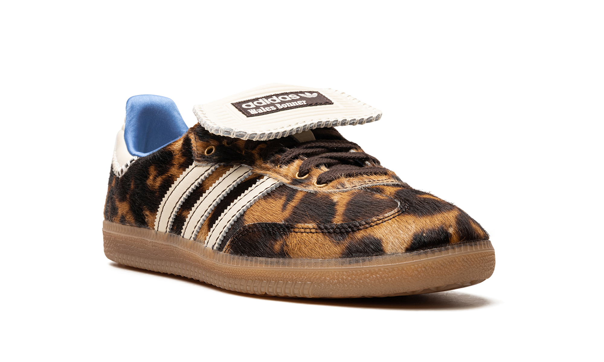 adidas samba pony wales bonner leopard+IE0578+diagnol right view