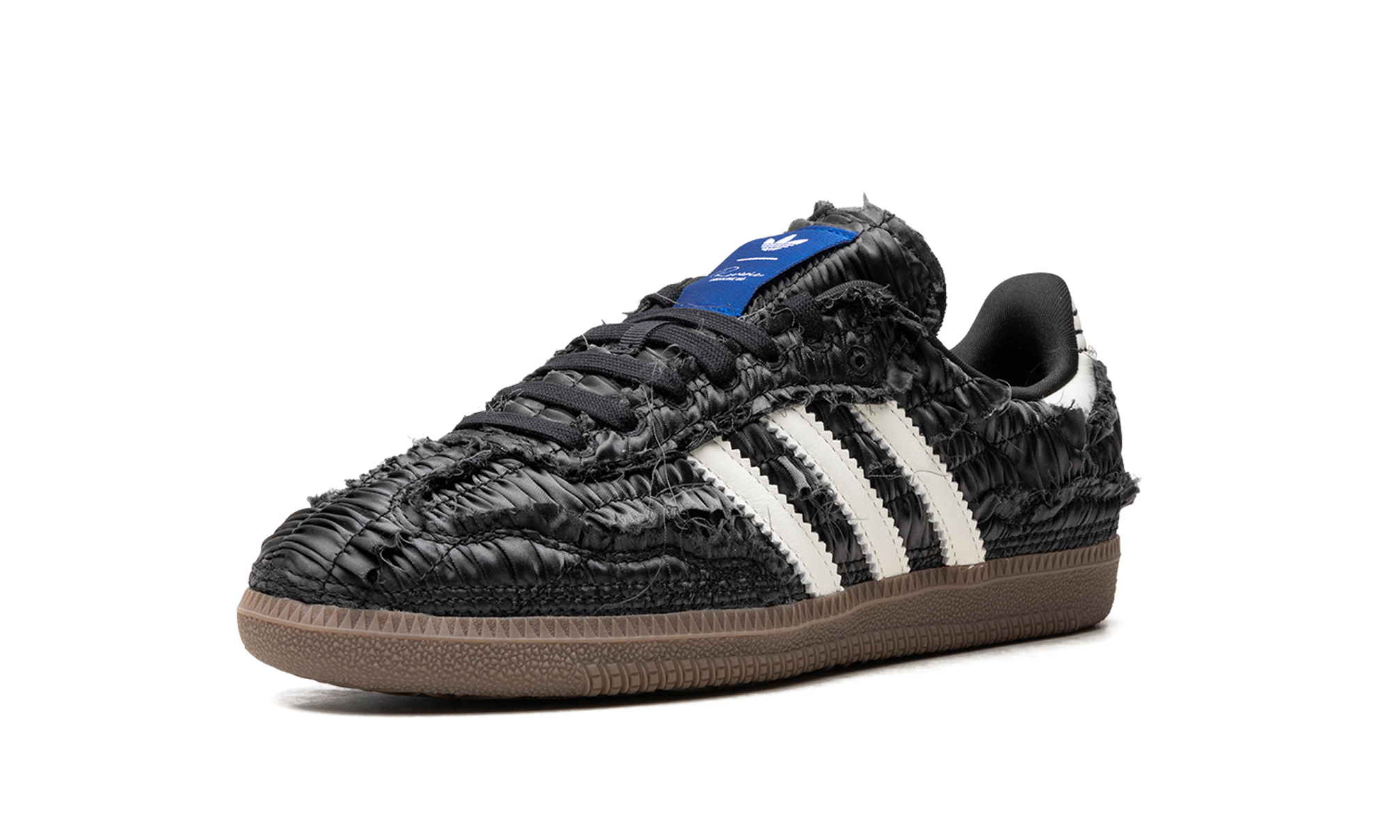 adidas samba reverie by caroline hu clot black+JQ4749+left diagnol single view