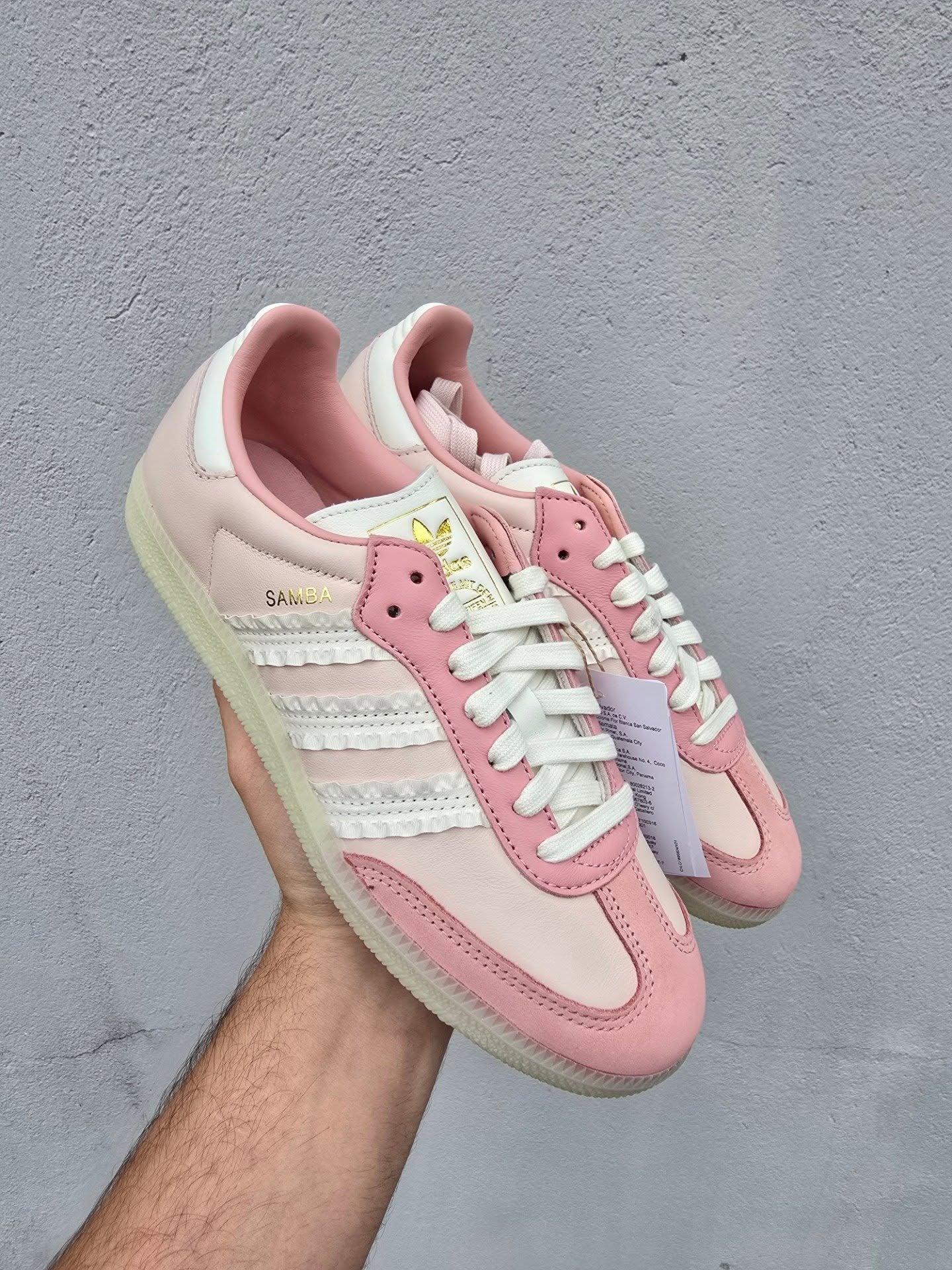 adidas Samba Ruffle Stripes Pack Wonder Mauve (Women's), Lifestyle View 4, SKU JR8830