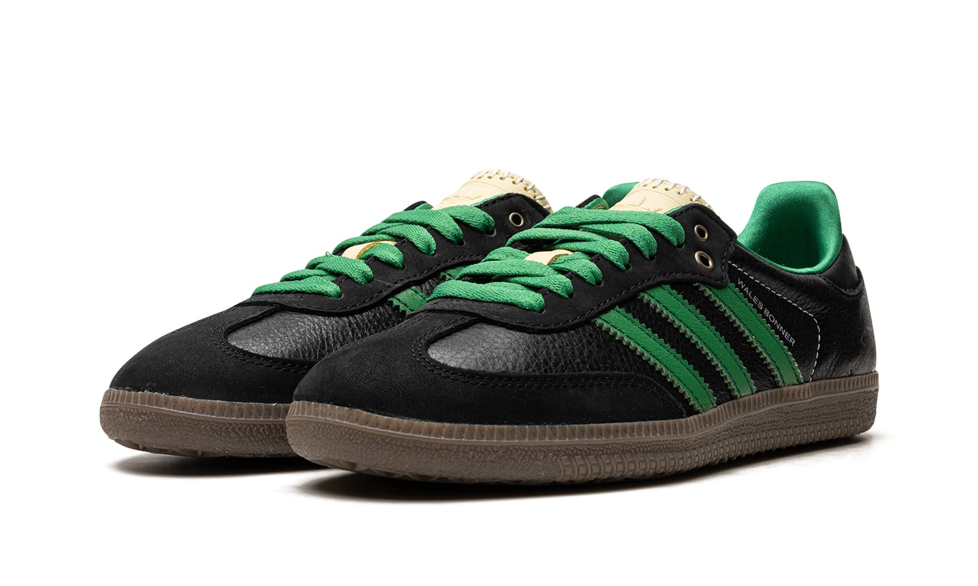 adidas samba wales bonner black+S42590+diagnol left view