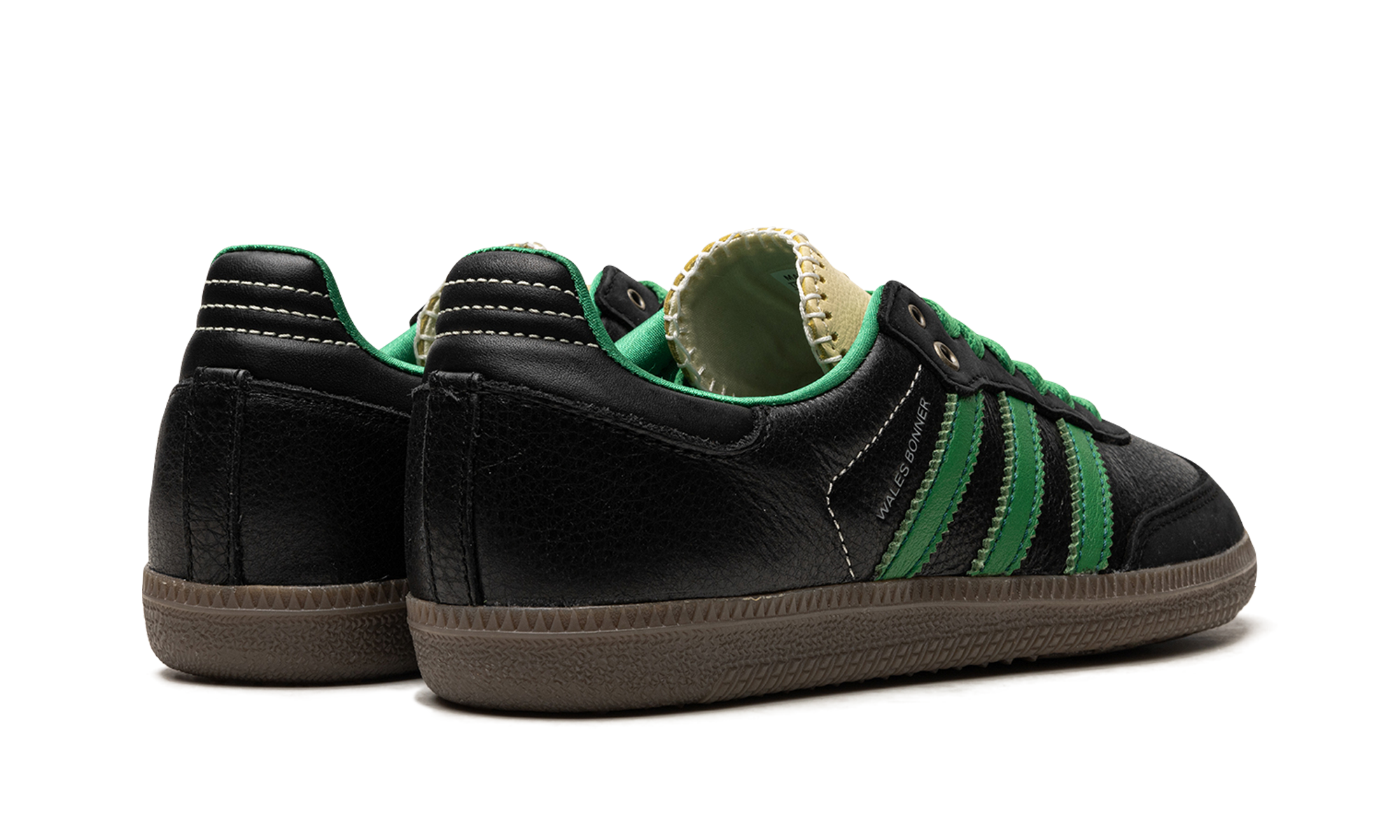 adidas samba wales bonner black+S42590+diagnol right behind view
