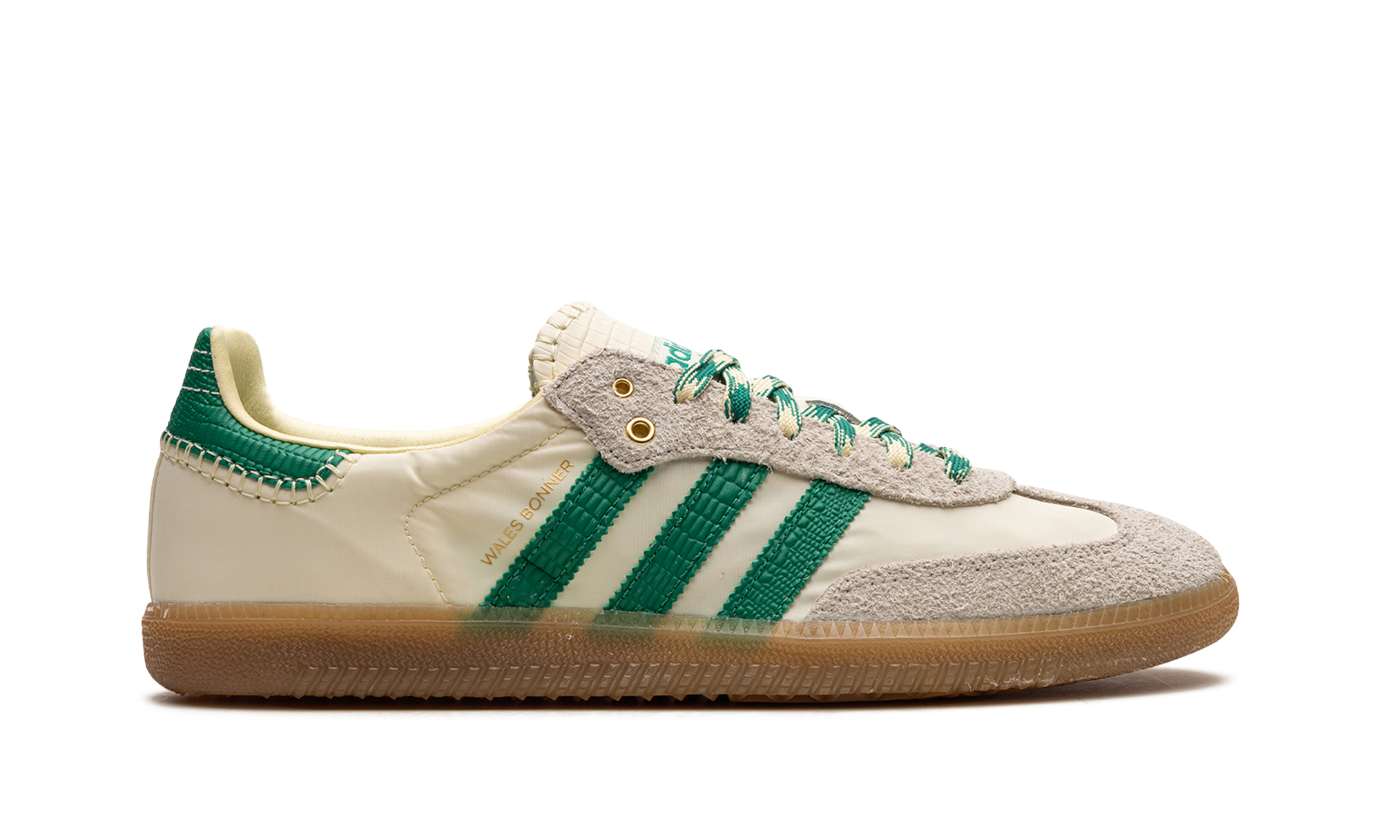 adidas samba wales bonner cream green+GY4344+right view