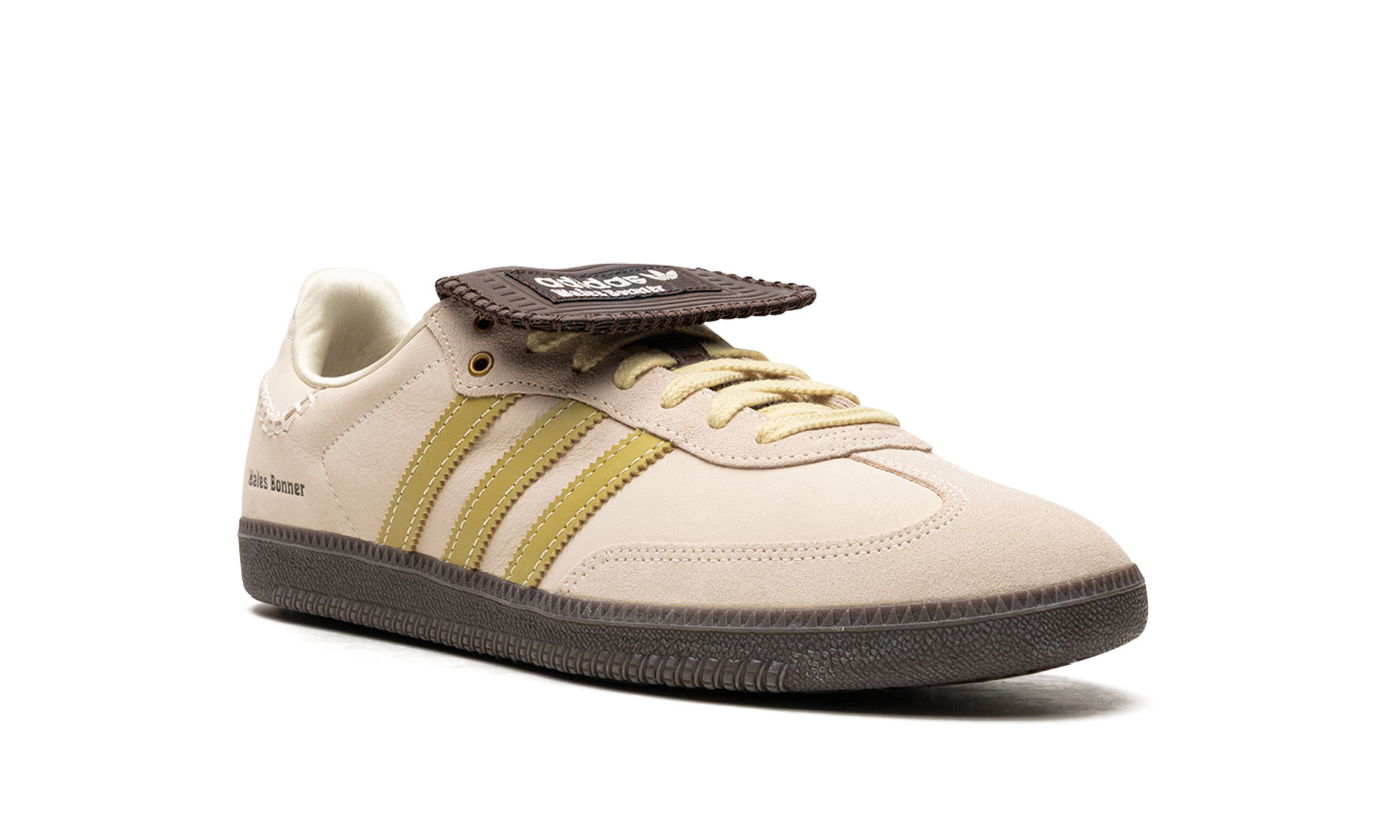 adidas samba wales bonner ecrtin brown+ID0217+diagnol right view