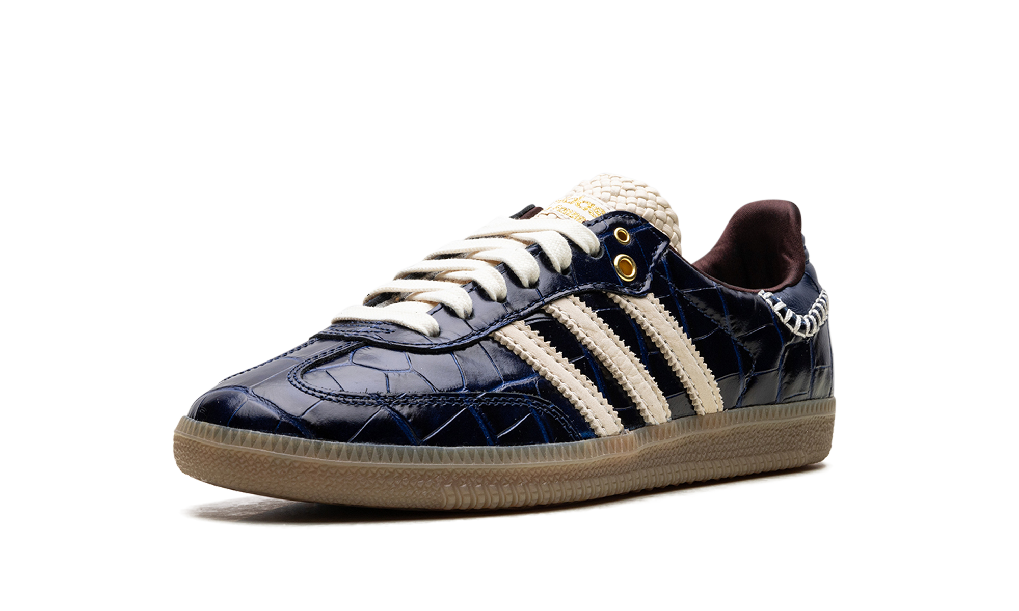 adidas samba wales bonner navy croc+JH9825+left diagnol single view