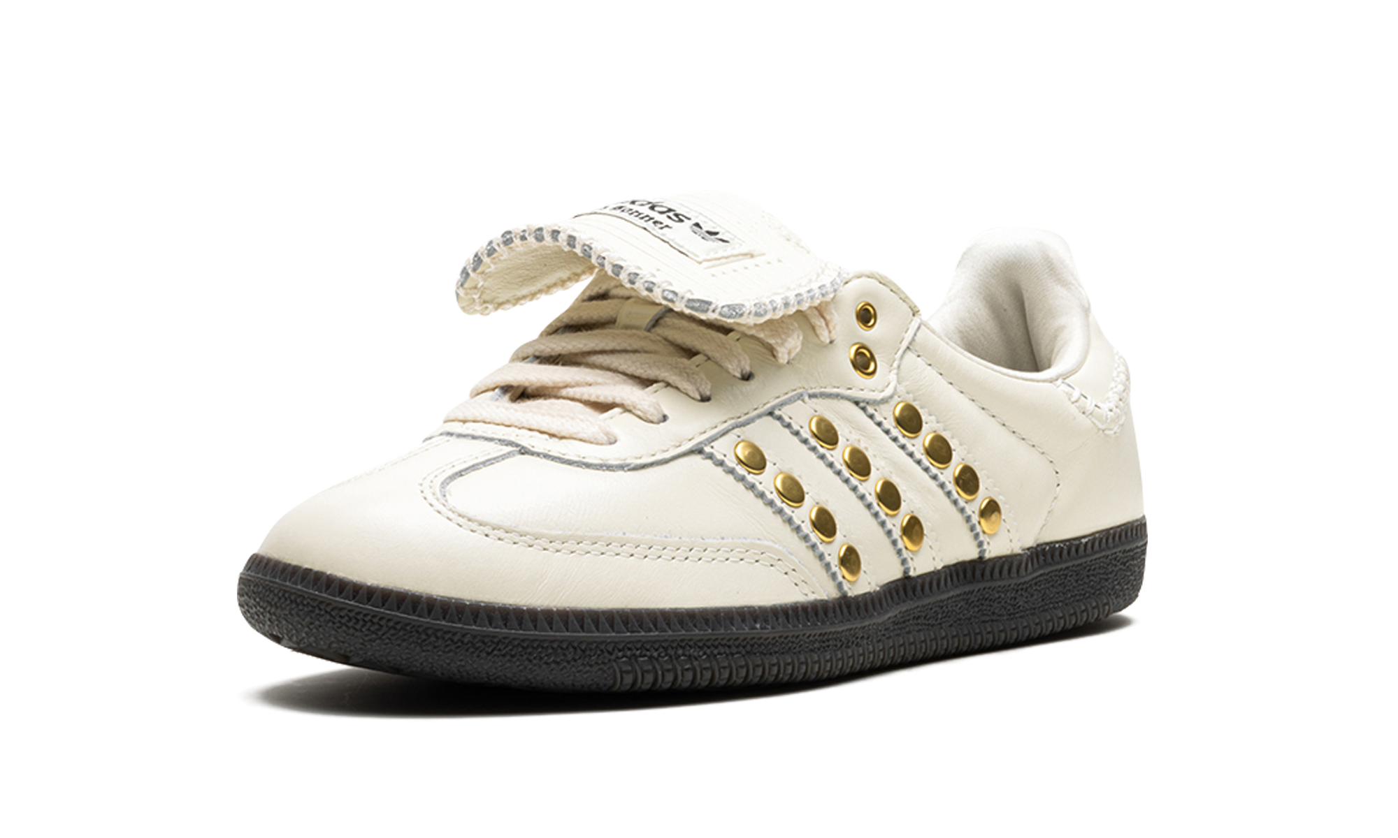 adidas samba wales bonner studded pack cream white+IG4304+left diagnol single view