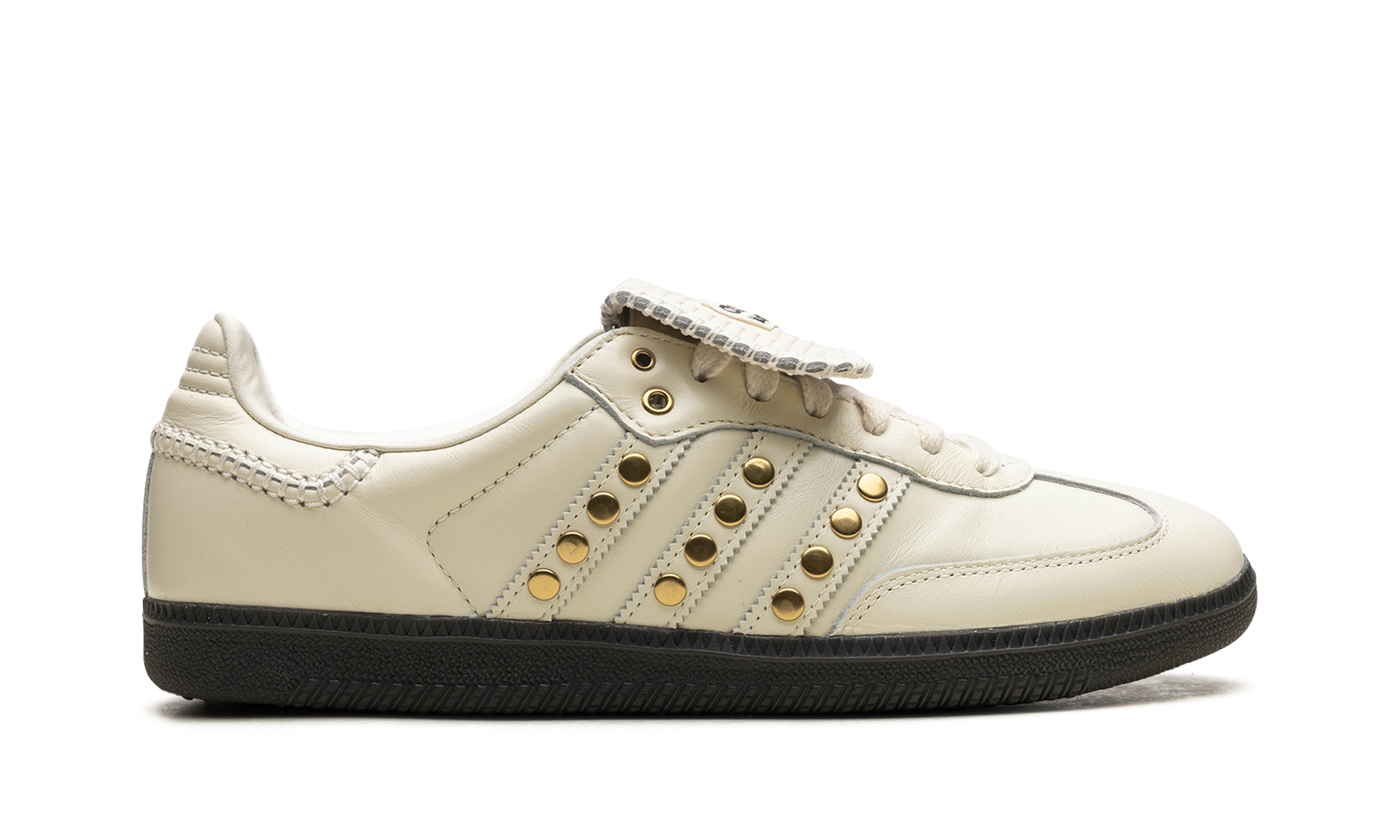 adidas samba wales bonner studded pack cream white+IG4304+diagnol right view